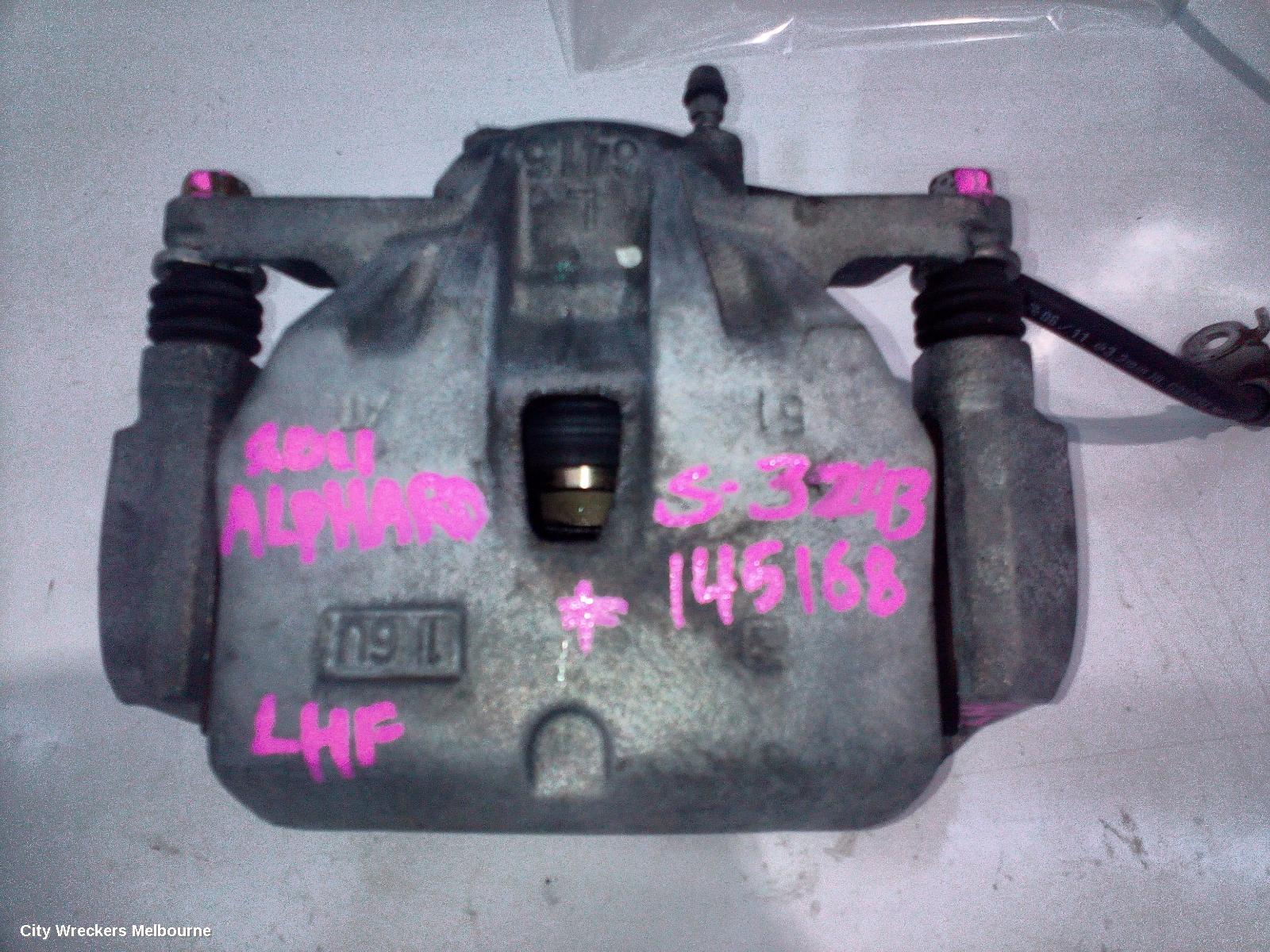 TOYOTA ALPHARD CALIPER, 20 SERIES, 08-15 (IMPORT)