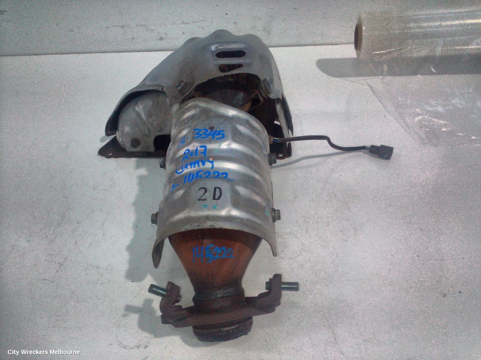 TOYOTA CAMRY CATALYTIC CONVERTER, MANIFOLD-CAT TYPE, 2.5, PETROL, NON HYBRID, ASV50, 05/2015 - 10/2017