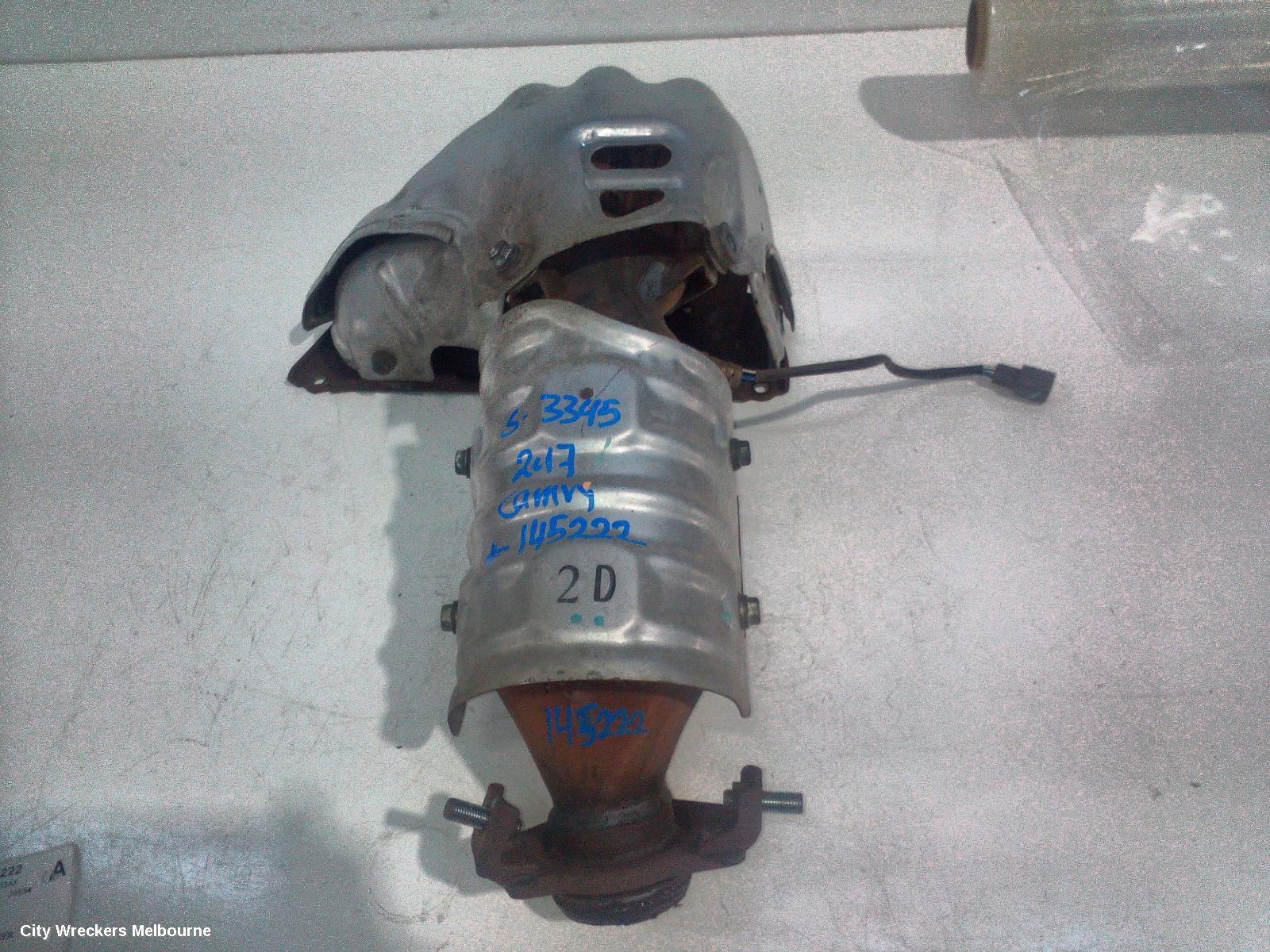 TOYOTA CAMRY CATALYTIC CONVERTER, MANIFOLD-CAT TYPE, 2.5, PETROL, NON HYBRID, ASV50, 05/2015 - 10/2017