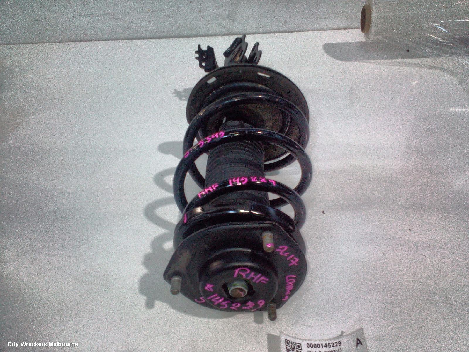 TOYOTA CAMRY RIGHT FRONT STRUT, ASV50, NON HYBRID TYPE, 05/2015 - 10/2017