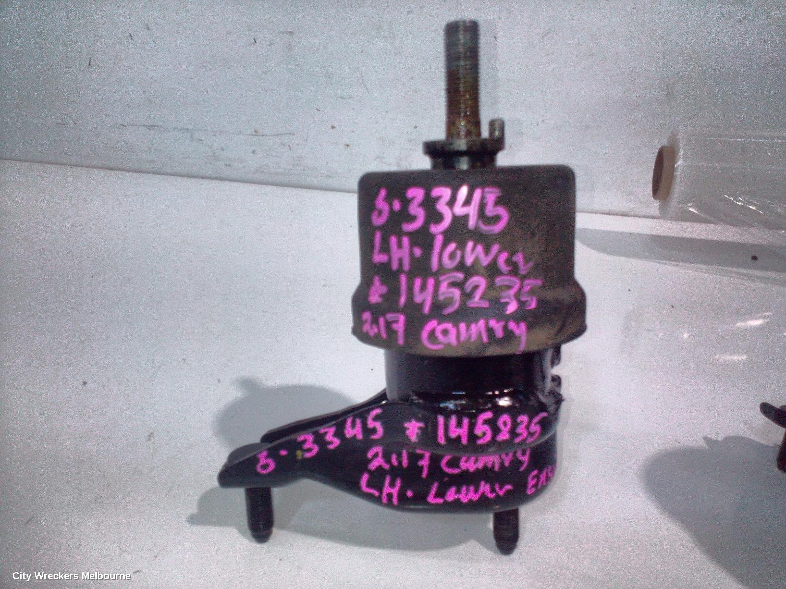 TOYOTA CAMRY MOUNT, ENGINE MOUNT, FRONT, AUTO T/M, PETROL, 2.5, 2AR-FE, ASV50, 11/2011 - 10/2017