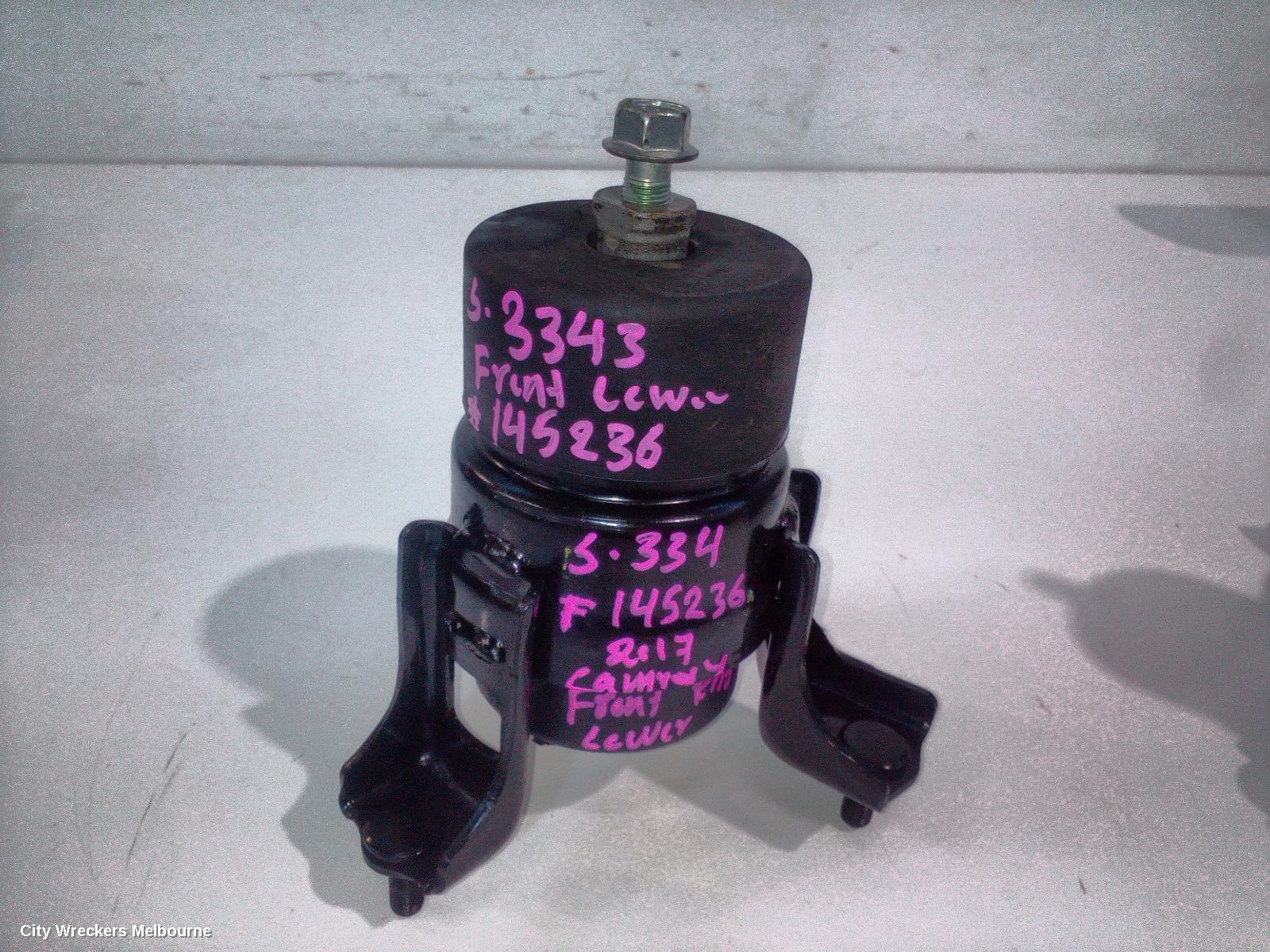 TOYOTA CAMRY MOUNT, ENGINE MOUNT, FRONT, AUTO T/M, PETROL, 2.5, 2AR-FE, ASV50, 11/2011 - 10/2017