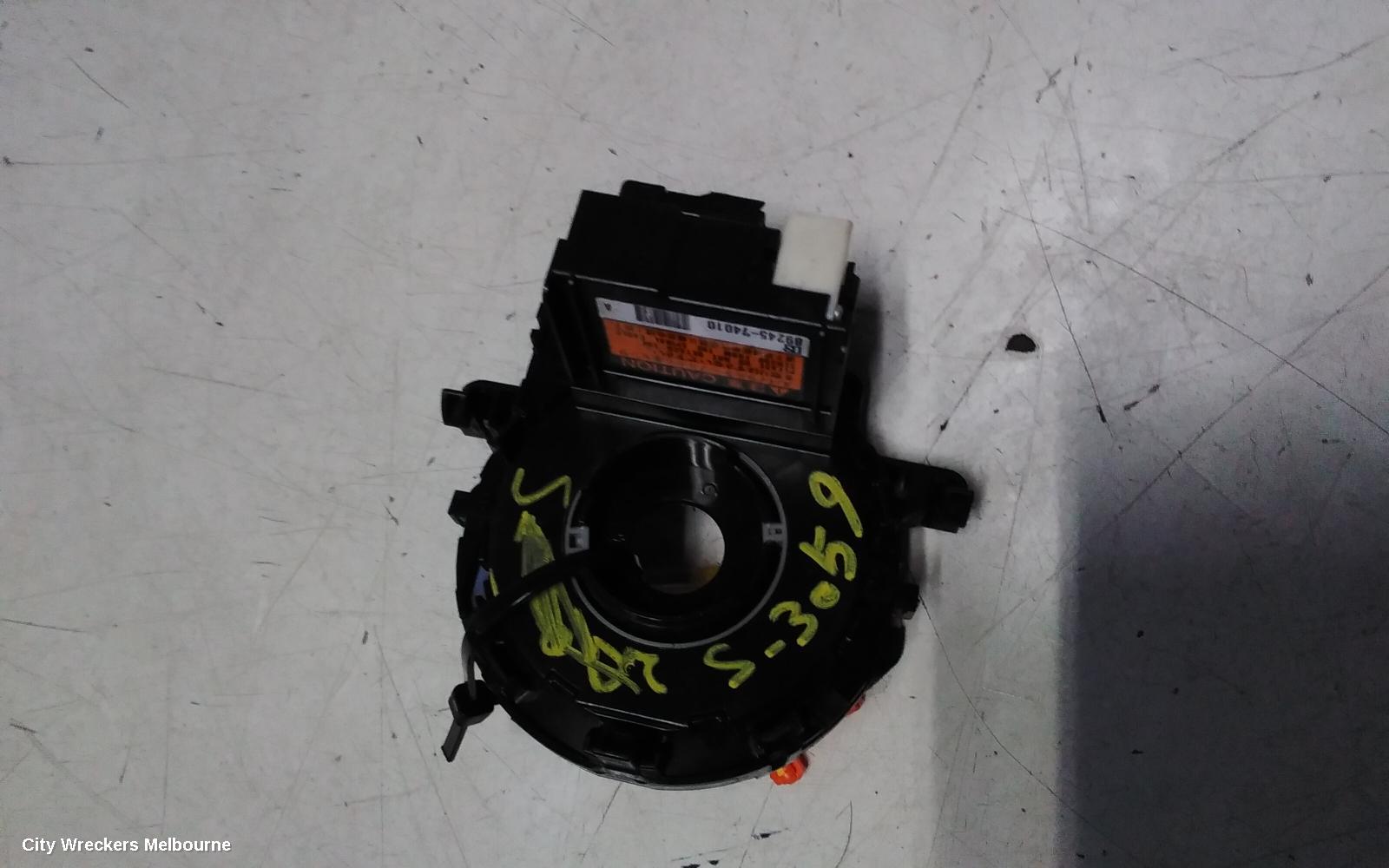TOYOTA PRIUS AIRBAG MODULE/SENSOR, ZVW40R, PRIUS V, CLOCKSPRING, 06/2015 - 11/2022