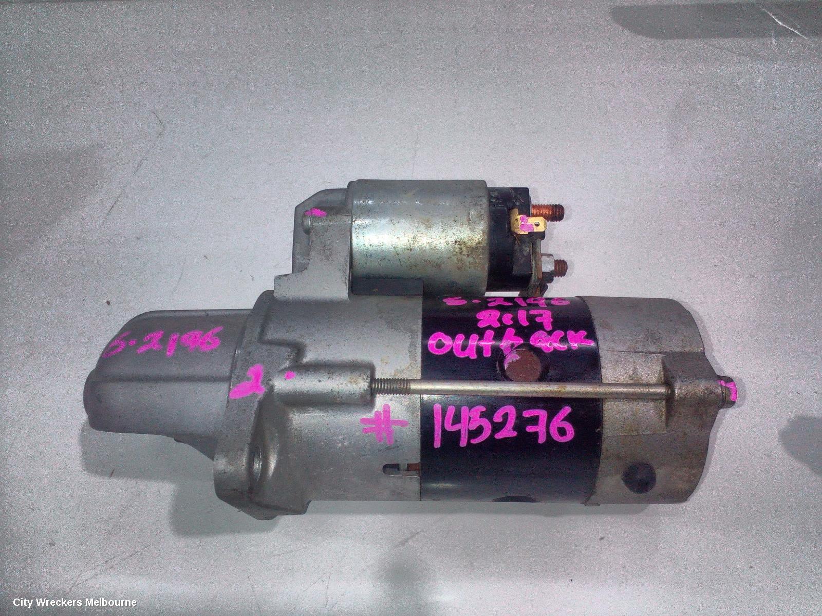 SUBARU OUTBACK STARTER, DIESEL, EE20, AUTO, CVT, 6 SPEED, 6TH GEN, 08/2014 - 12/2020