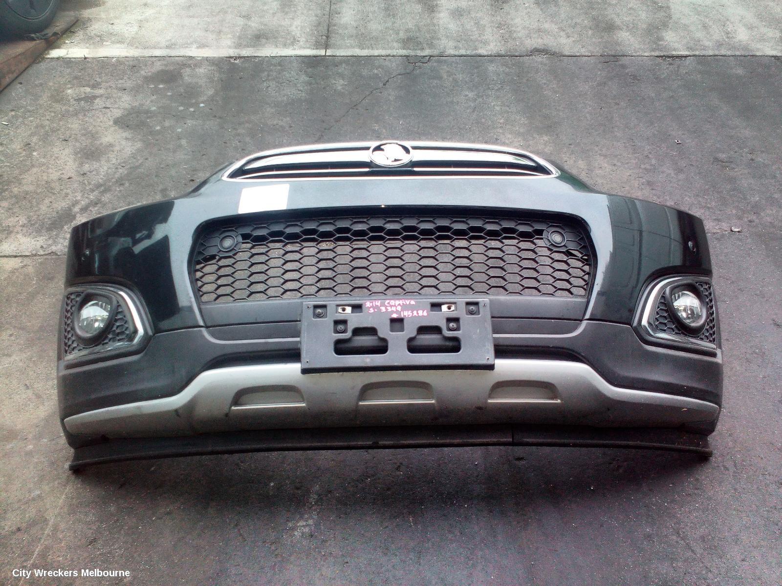 HOLDEN CAPTIVA FRONT BUMPER, BUMPER BAR-UPPER, CG, CAPTIVA 7 (4TH VIN = C), W/ PARK SENSOR TYPE, 01/2014 - 09/2015