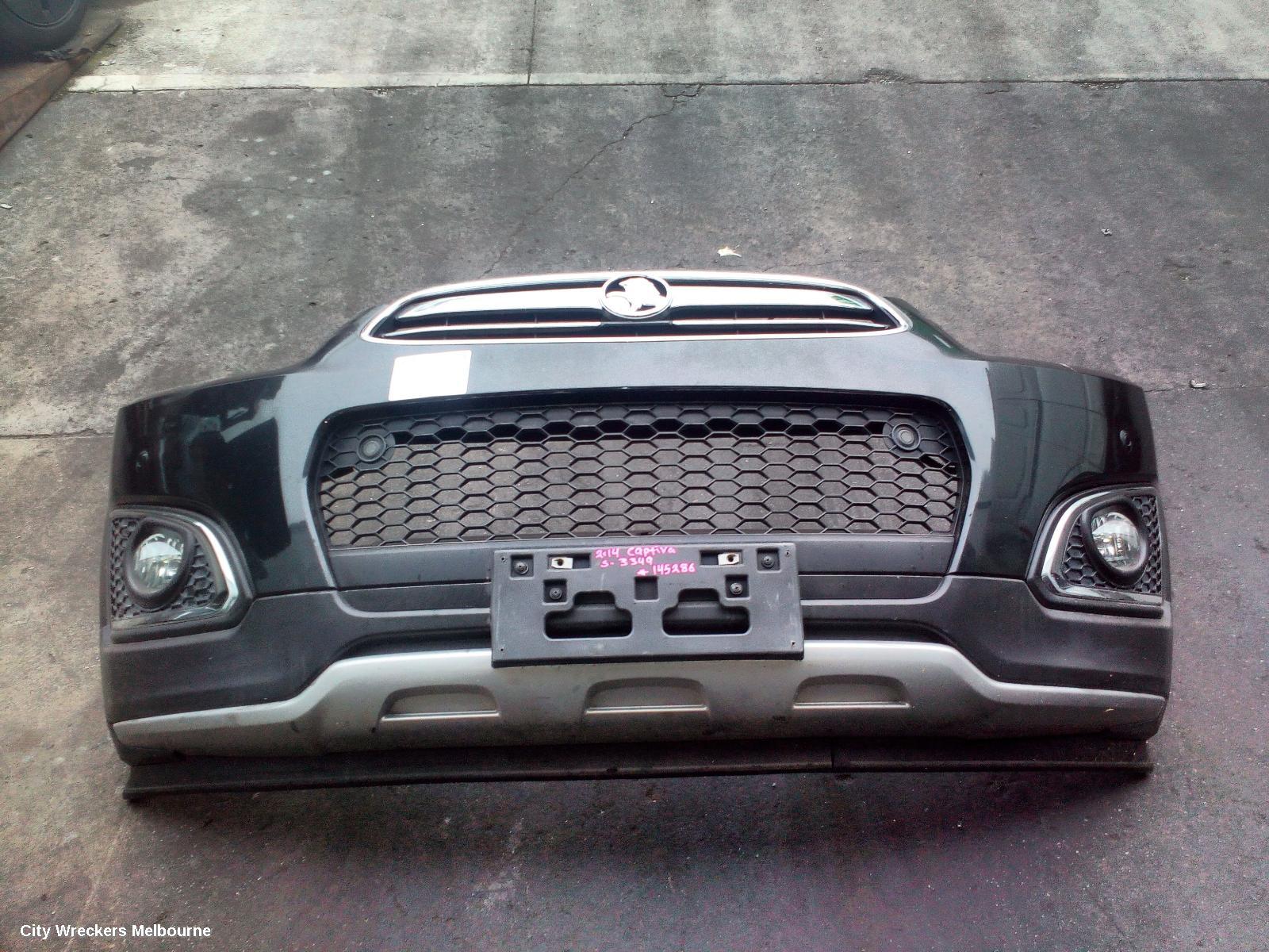 HOLDEN CAPTIVA FRONT BUMPER, BUMPER BAR-UPPER, CG, CAPTIVA 7 (4TH VIN = C), W/ PARK SENSOR TYPE, 01/2014 - 09/2015