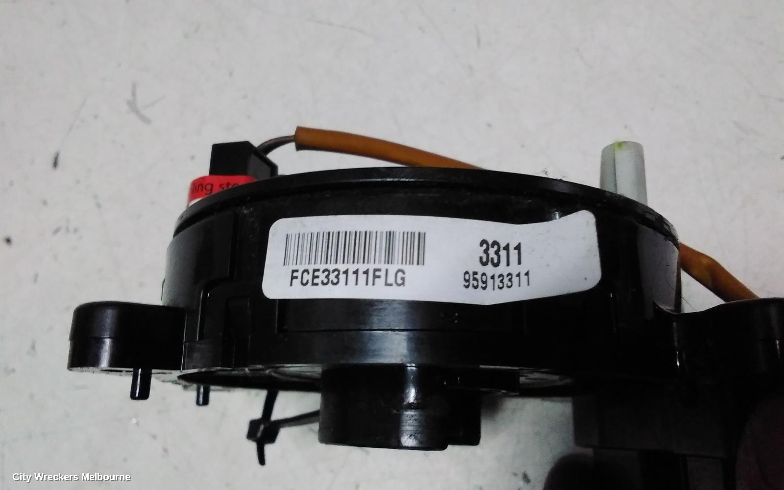 HOLDEN CAPTIVA AIRBAG MODULE/SENSOR, CLOCKSPRING, CG, 01/2011 - 06/2018