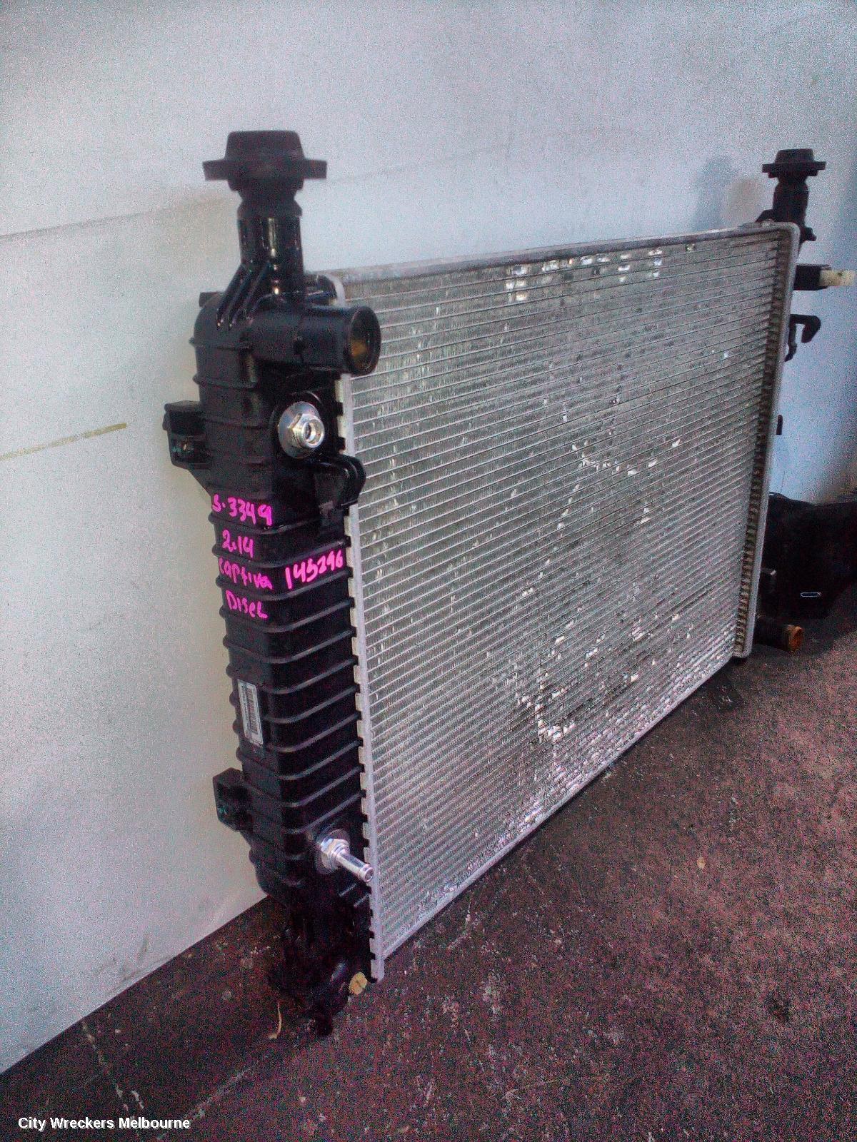 HOLDEN CAPTIVA RADIATOR, AUTO, 2.2, DIESEL, CG, 01/2011 - 06/2018