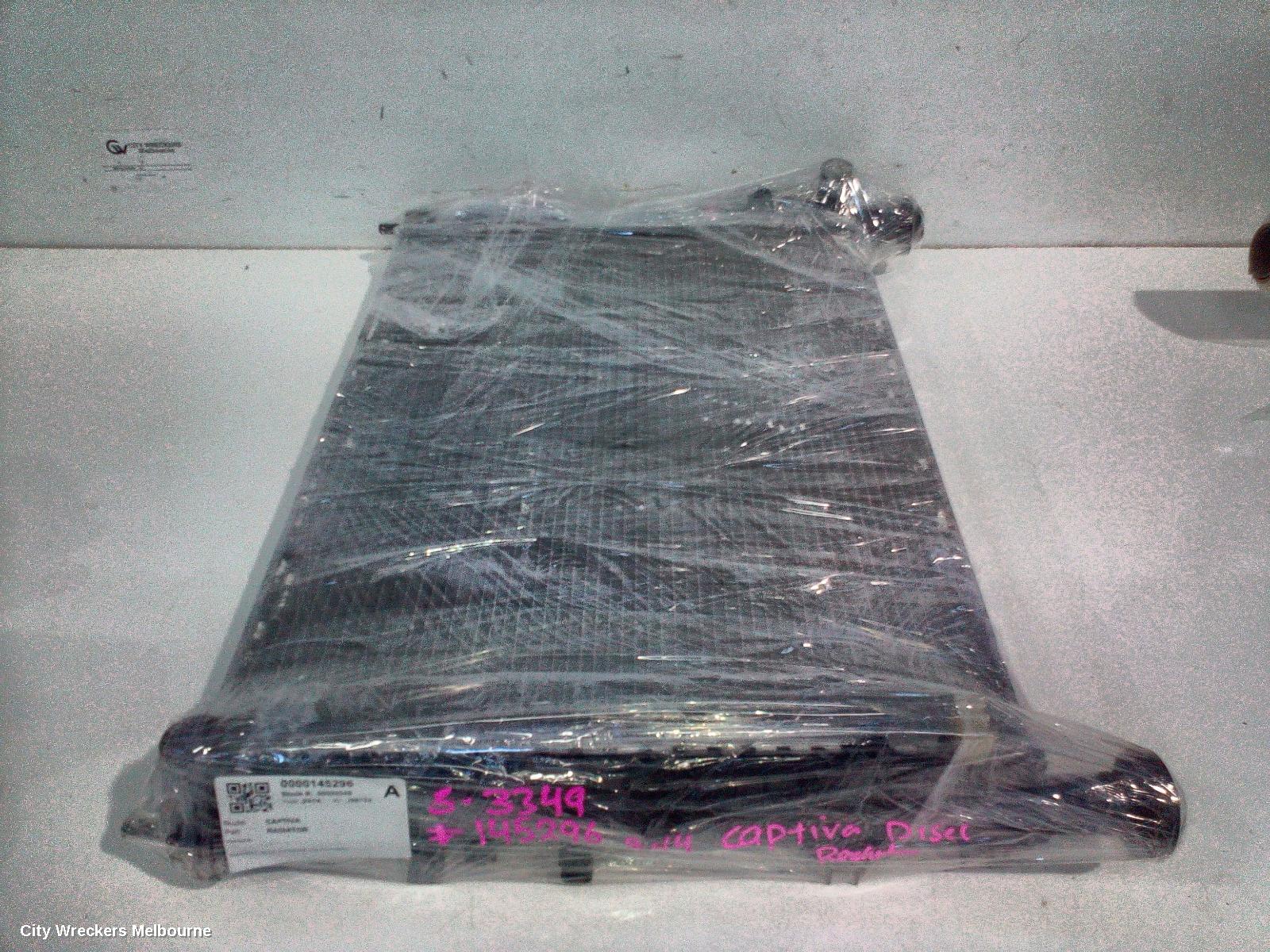 HOLDEN CAPTIVA RADIATOR, AUTO, 2.2, DIESEL, CG, 01/2011 - 06/2018