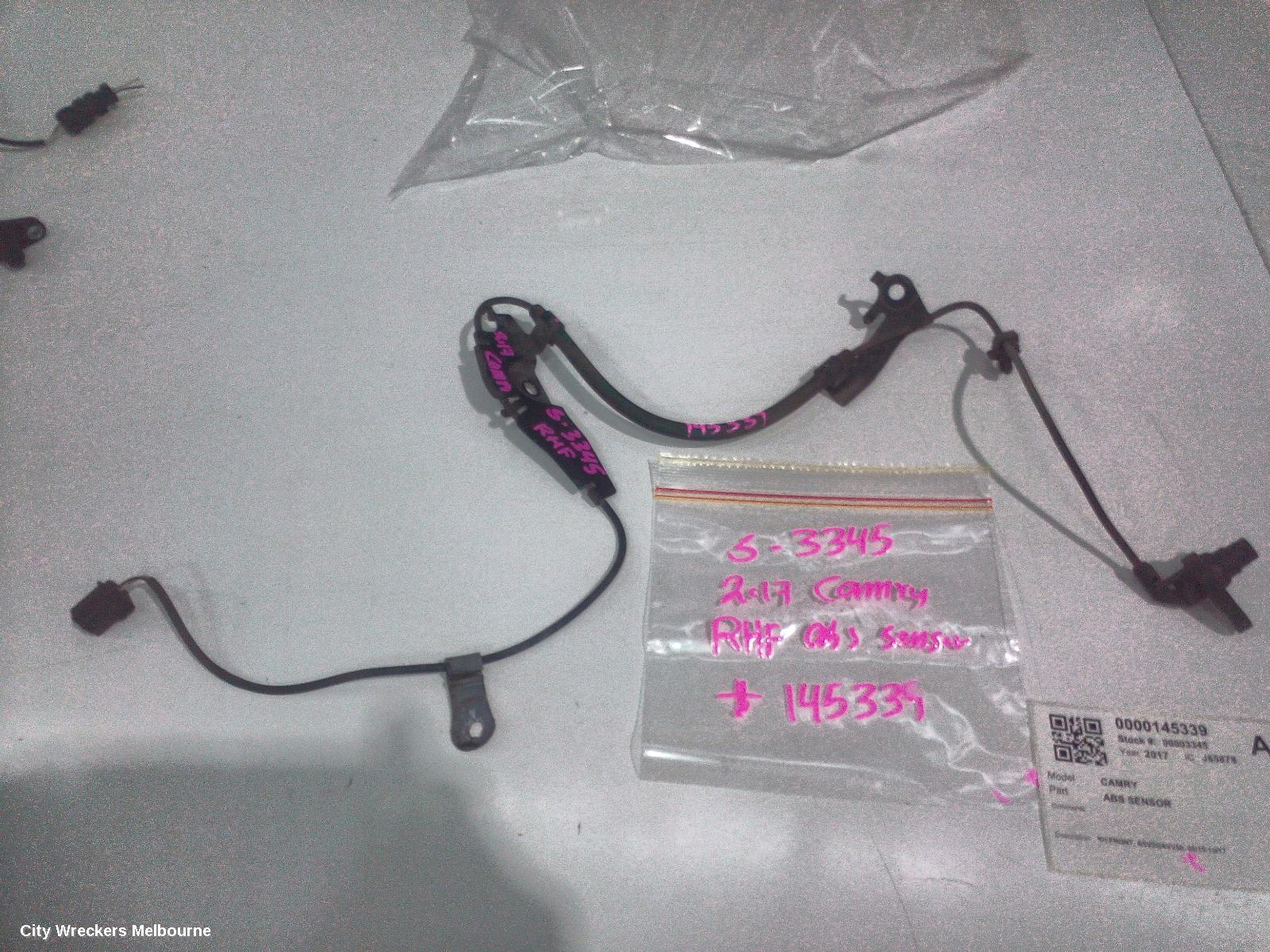 TOYOTA CAMRY ABS SENSOR, RH FRONT, ASV50/AVV50, 05/2015 - 10/2017