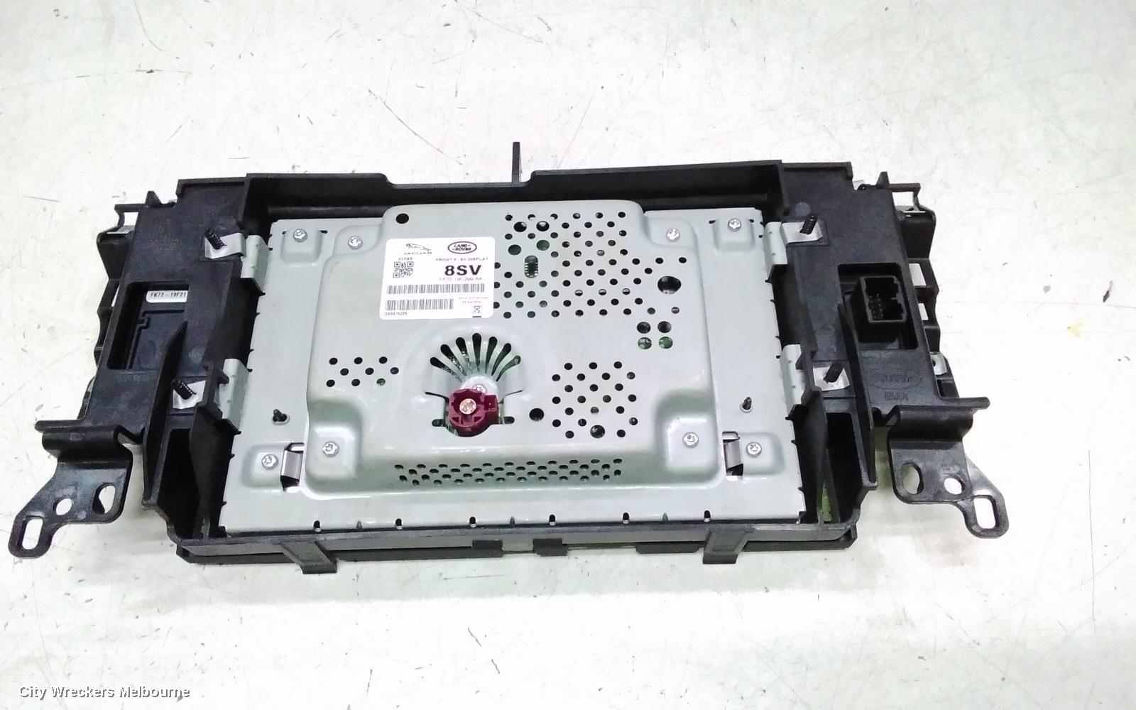 LAND ROVER DISCOVERY SPORT RADIO/CD/DVD/SAT/TV, DISPLAY UNIT, 8IN TOUCHSCREEN, L550, 01/2015 - 06/2019