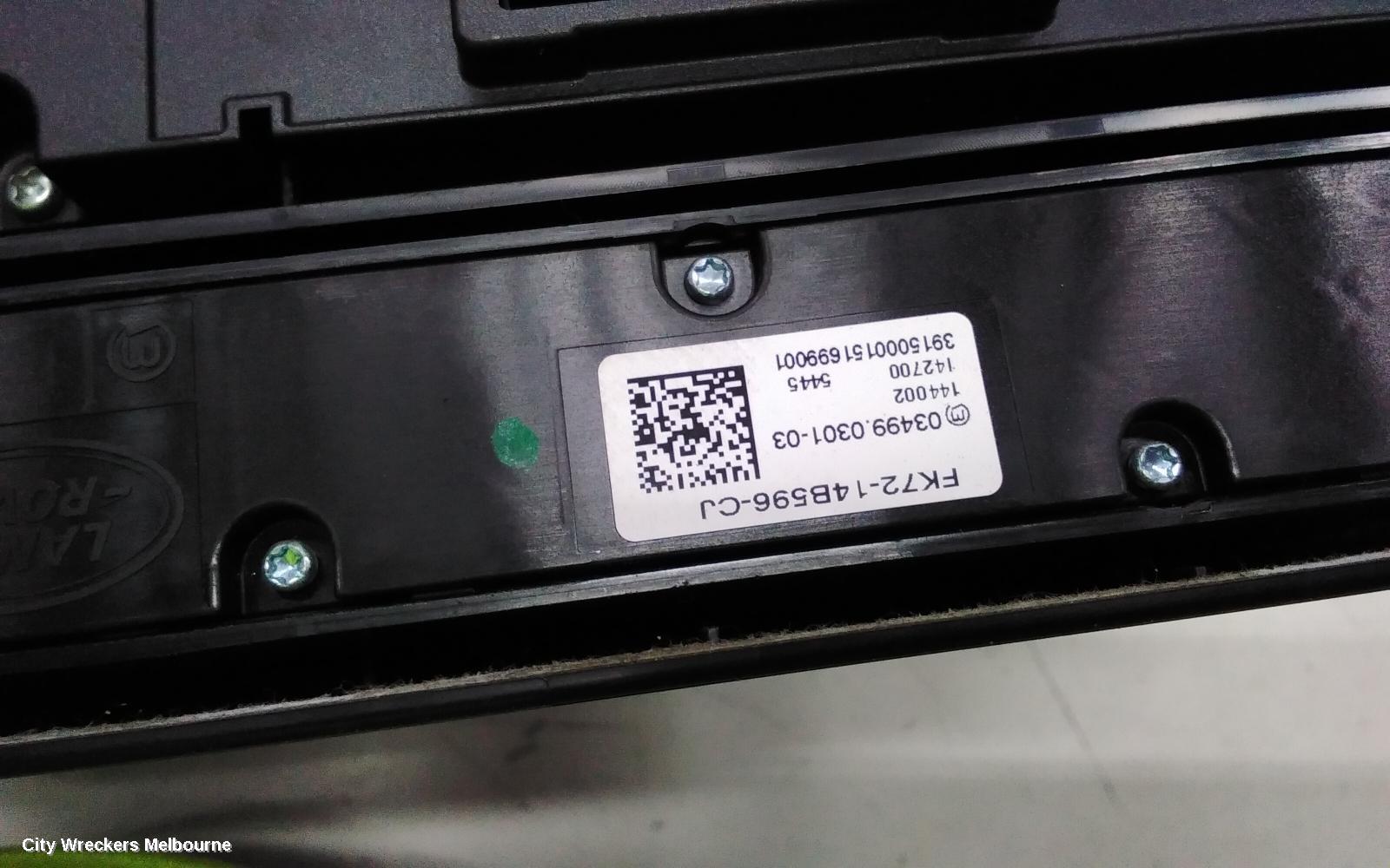 LAND ROVER DISCOVERY SPORT HEATER/AC CONTROLS, CLIMATE CONTROL TYPE, L550, 01/2015 ONWARDS