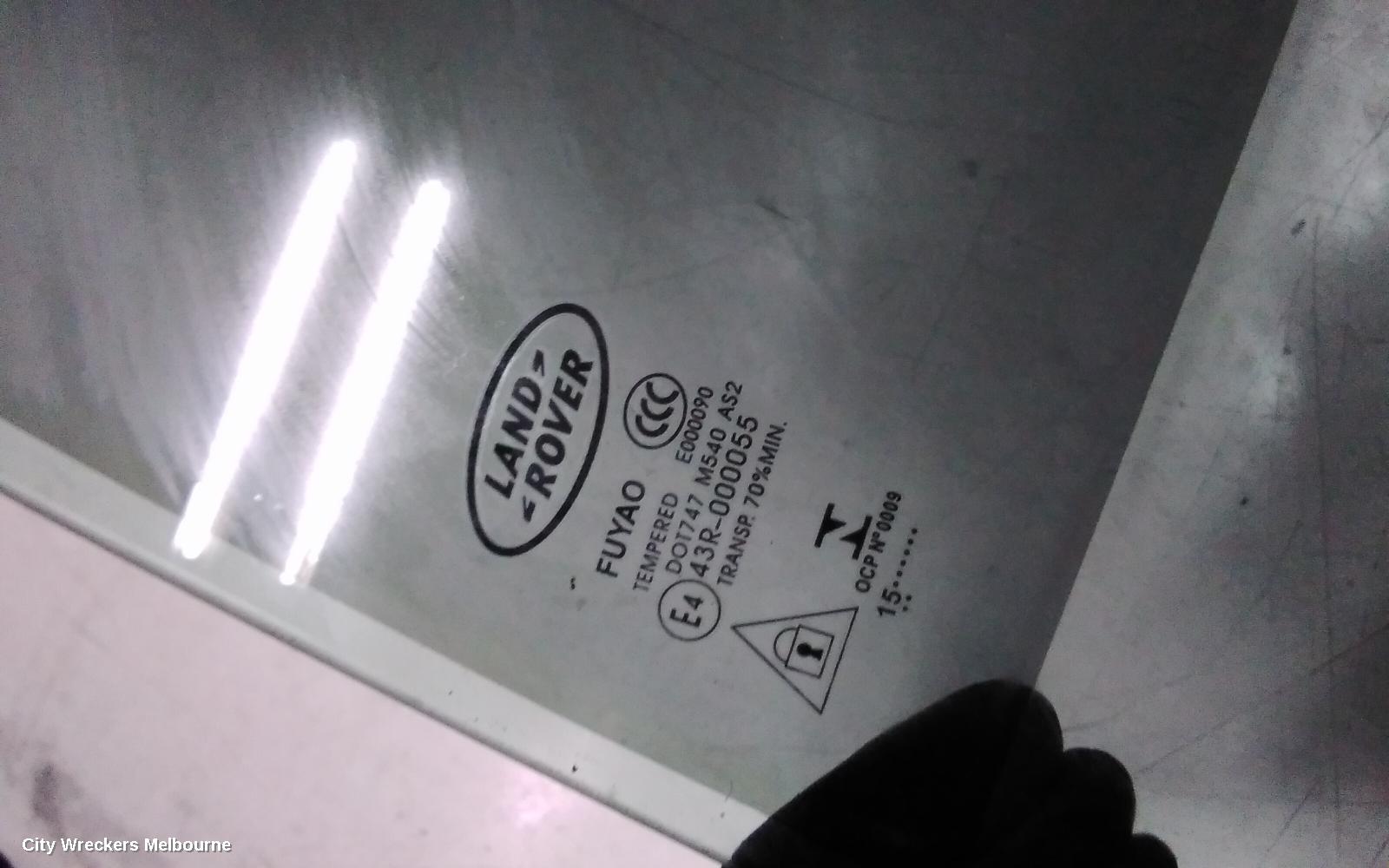 LAND ROVER DISCOVERY SPORT LEFT REAR DOOR WINDOW, L550, 01/2015 ONWARDS