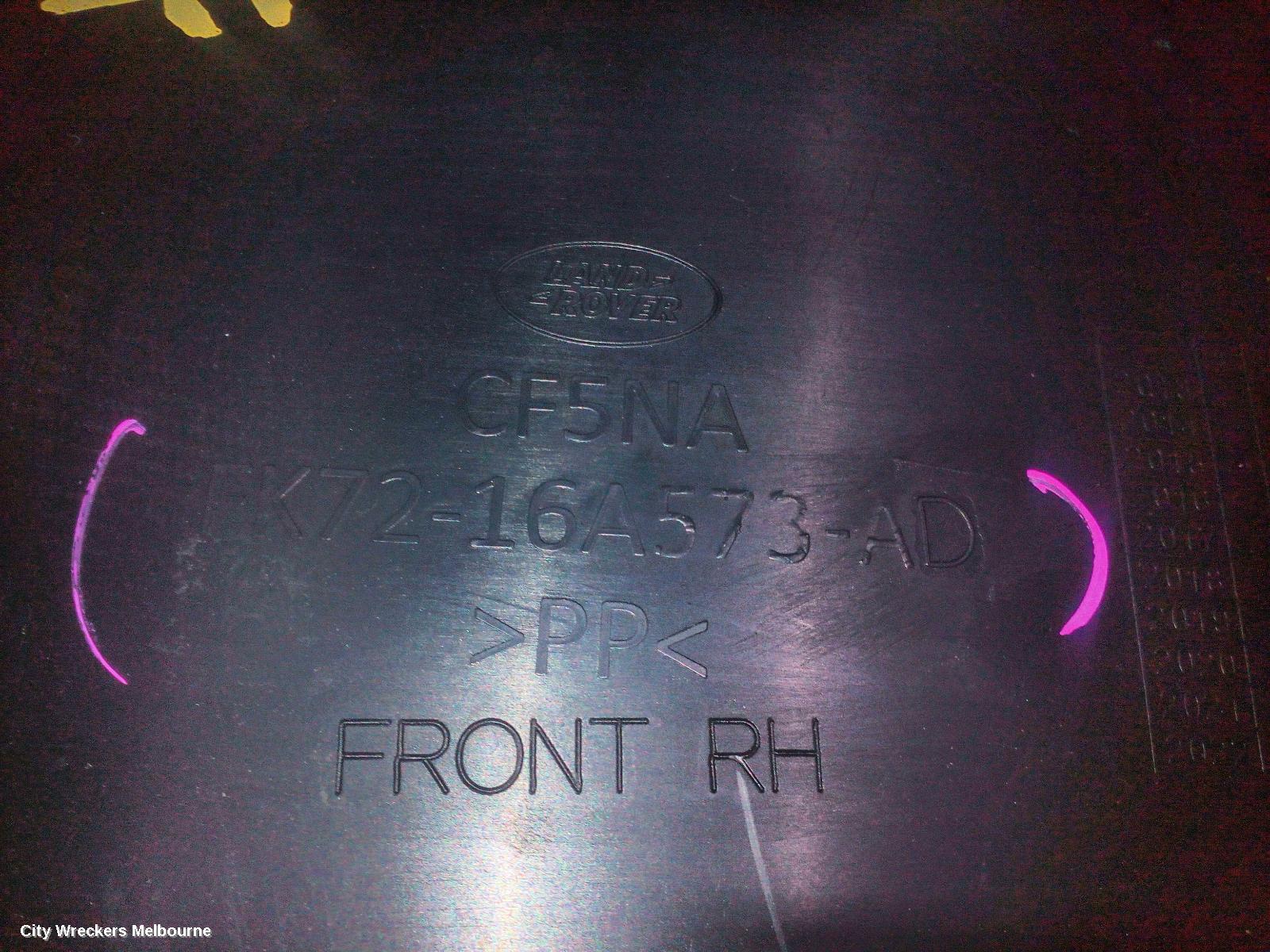 LAND ROVER DISCOVERY SPORT LEFT GUARD LINER, L550, FRONT ASSY, 01/2015 - 06/2019