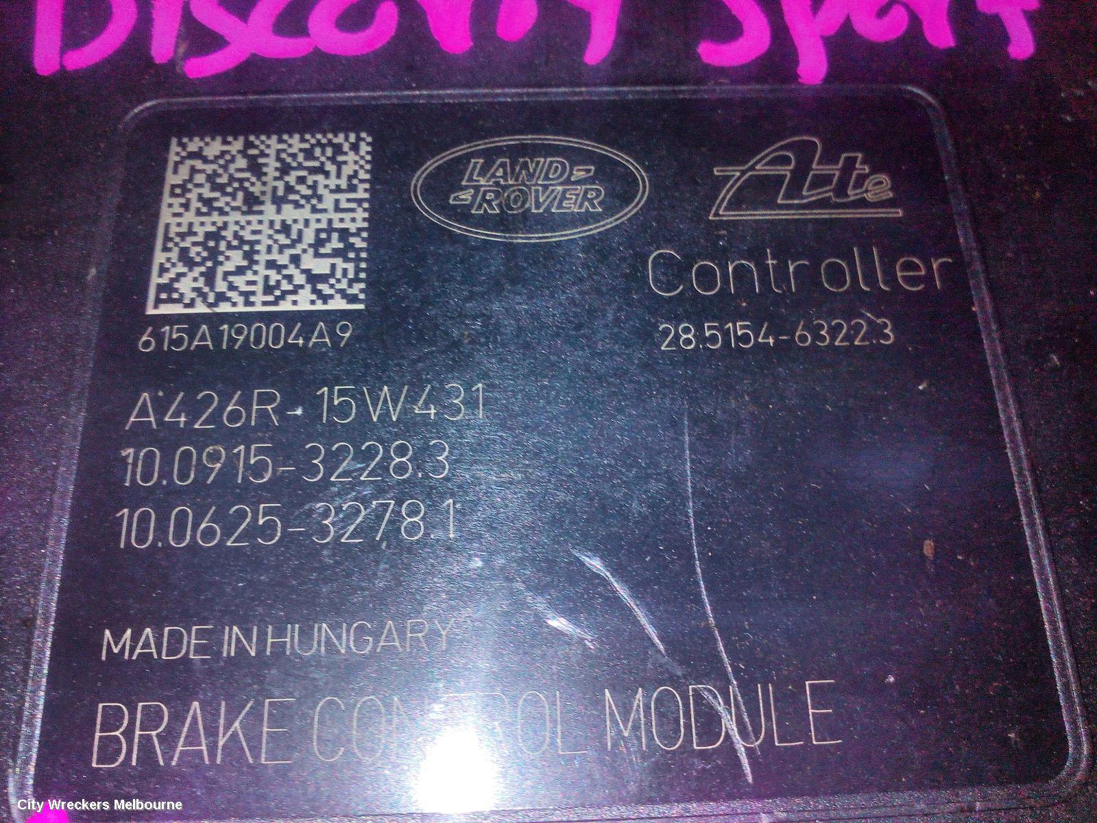 LAND ROVER DISCOVERY SPORT ABS PUMP/MODULATOR, L550, 01/2015 ONWARDS