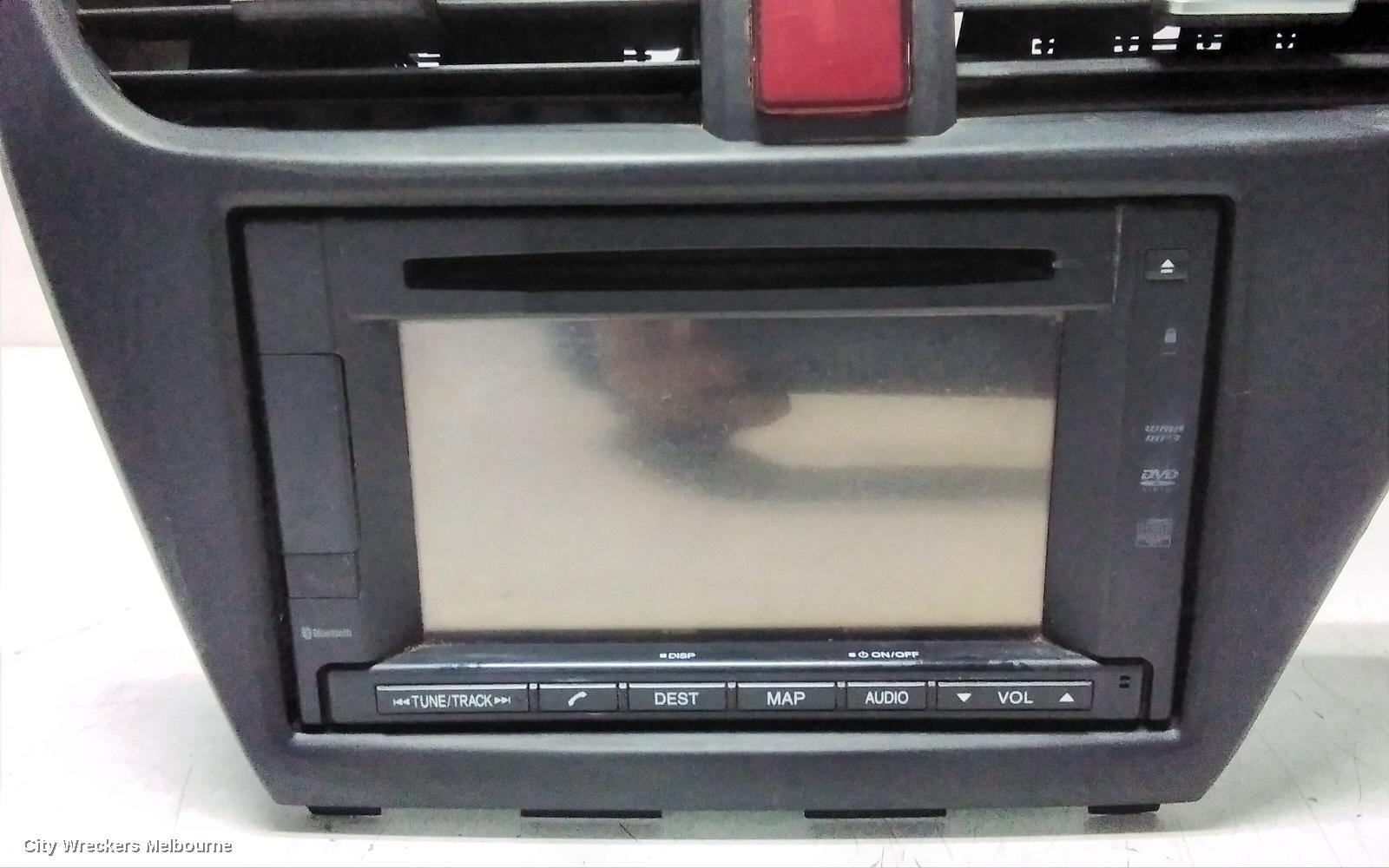 HONDA CIVIC RADIO/CD/DVD/SAT/TV, CONTROL/HEAD UNIT, 9TH GEN, HATCH, NON CD RDS TYPE, 02/2012 - 03/2015