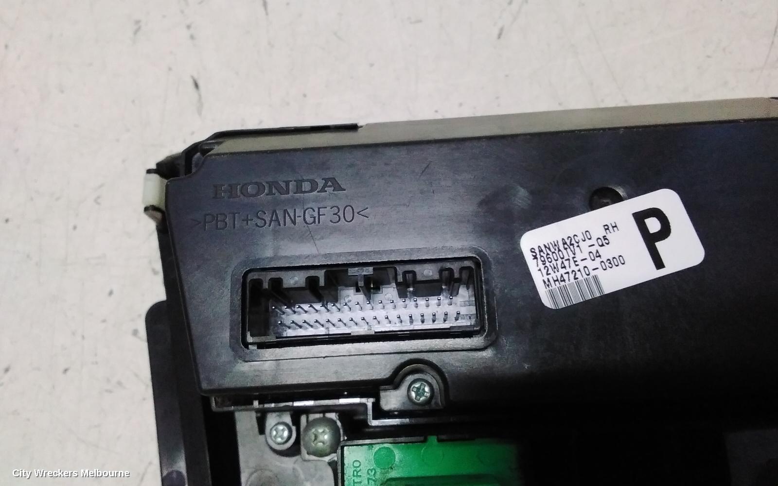 HONDA CIVIC HEATER/AC CONTROLS, 9TH GEN, CLIMATE CONTROL TYPE, 02/2012 - 05/2016