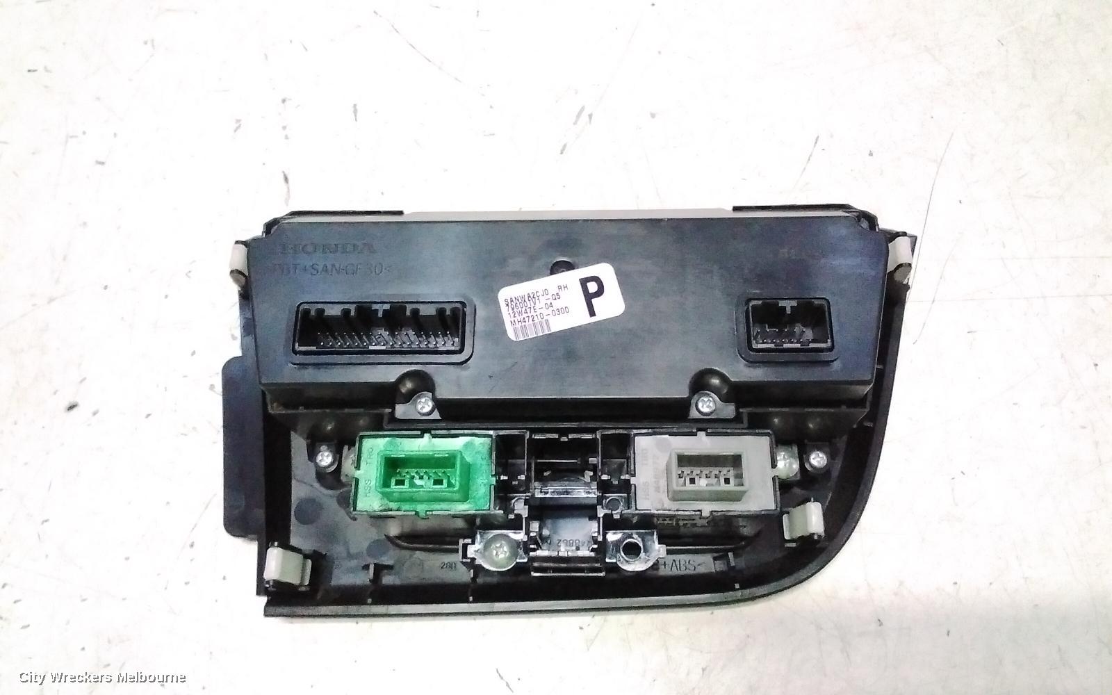HONDA CIVIC HEATER/AC CONTROLS, 9TH GEN, CLIMATE CONTROL TYPE, 02/2012 - 05/2016