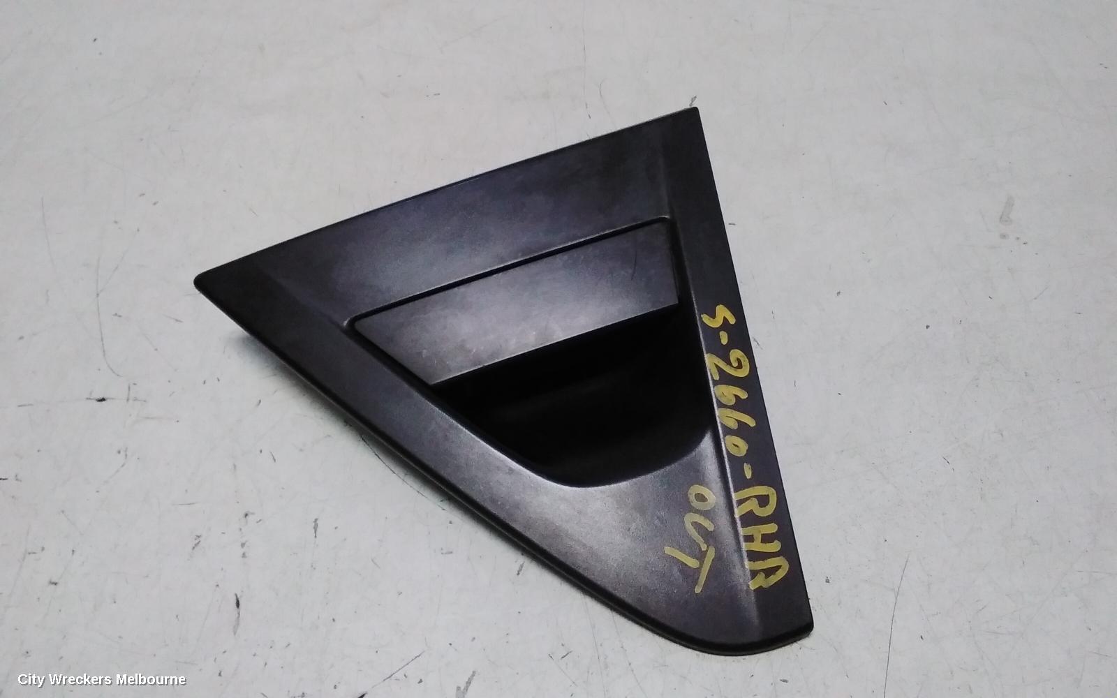 HONDA CIVIC DOOR HANDLE, 9TH GEN, RH REAR, OUTER, 02/2012 - 05/2016