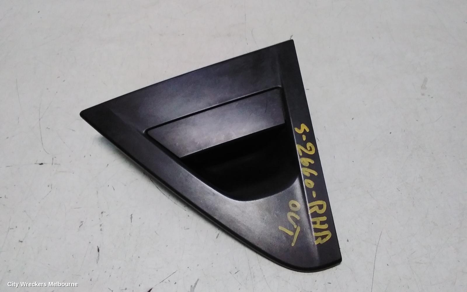 HONDA CIVIC DOOR HANDLE, 9TH GEN, RH REAR, OUTER, 02/2012 - 05/2016