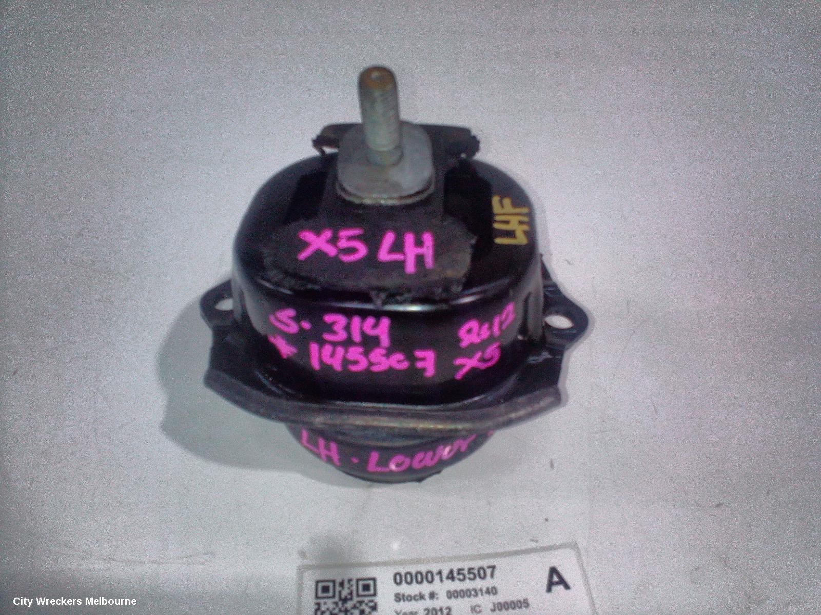 BMW X5 MOUNT, ENGINE MOUNT (LH SIDE), PETROL, 3.0, N55, E70, 04/2010 - 08/2013