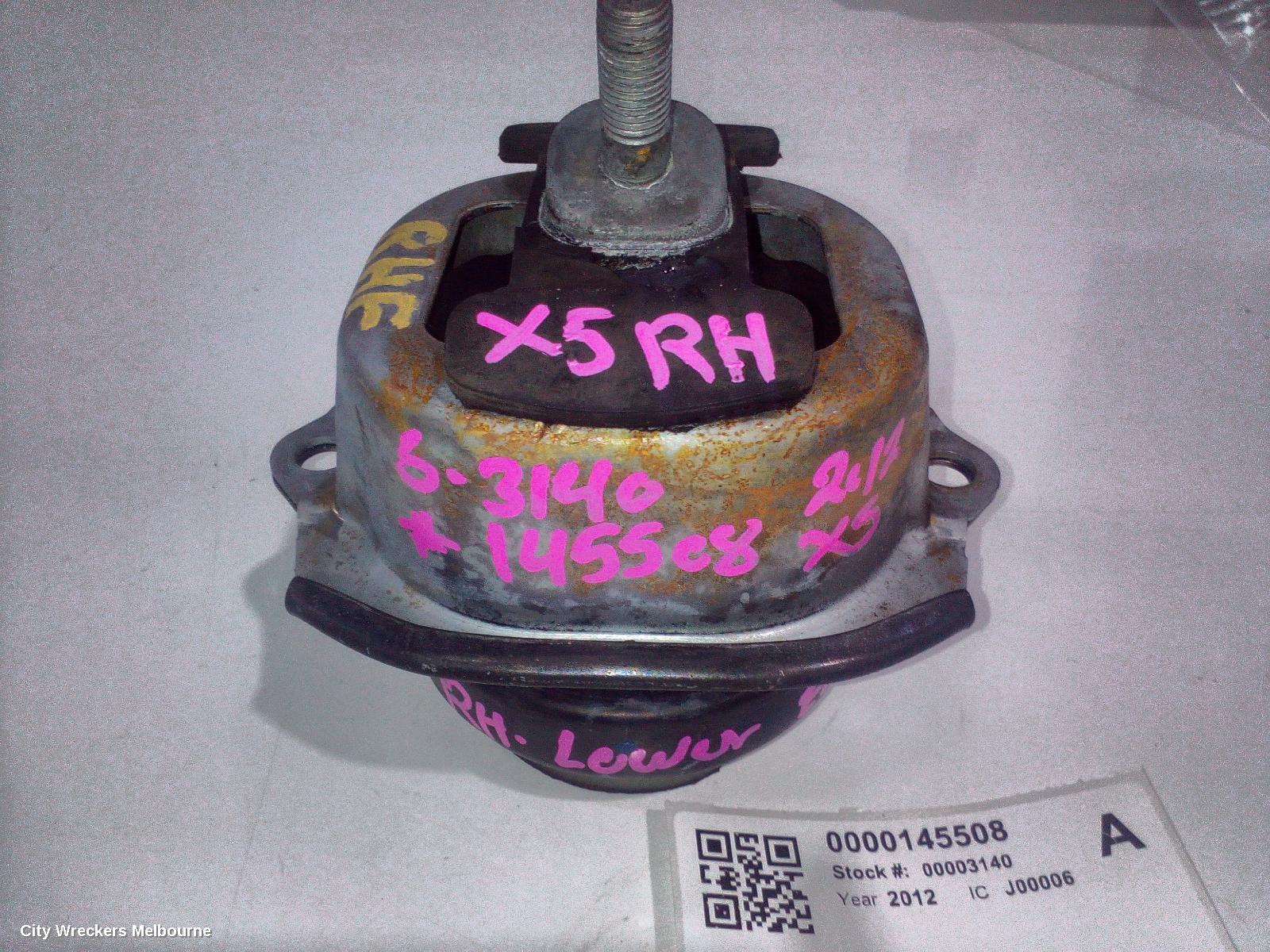 BMW X5 MOUNT, ENGINE MOUNT (RH SIDE), PETROL, 3.0, N55, E70, 04/2010 - 08/2013