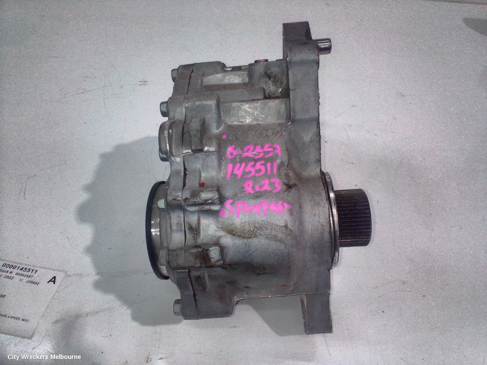 KIA SPORTAGE TRANSFER CASE, NQ5, AUTO, DIESEL, 2.0, TURBO, D4HD, 8 SPEED, 09/2021 ONWARDS
