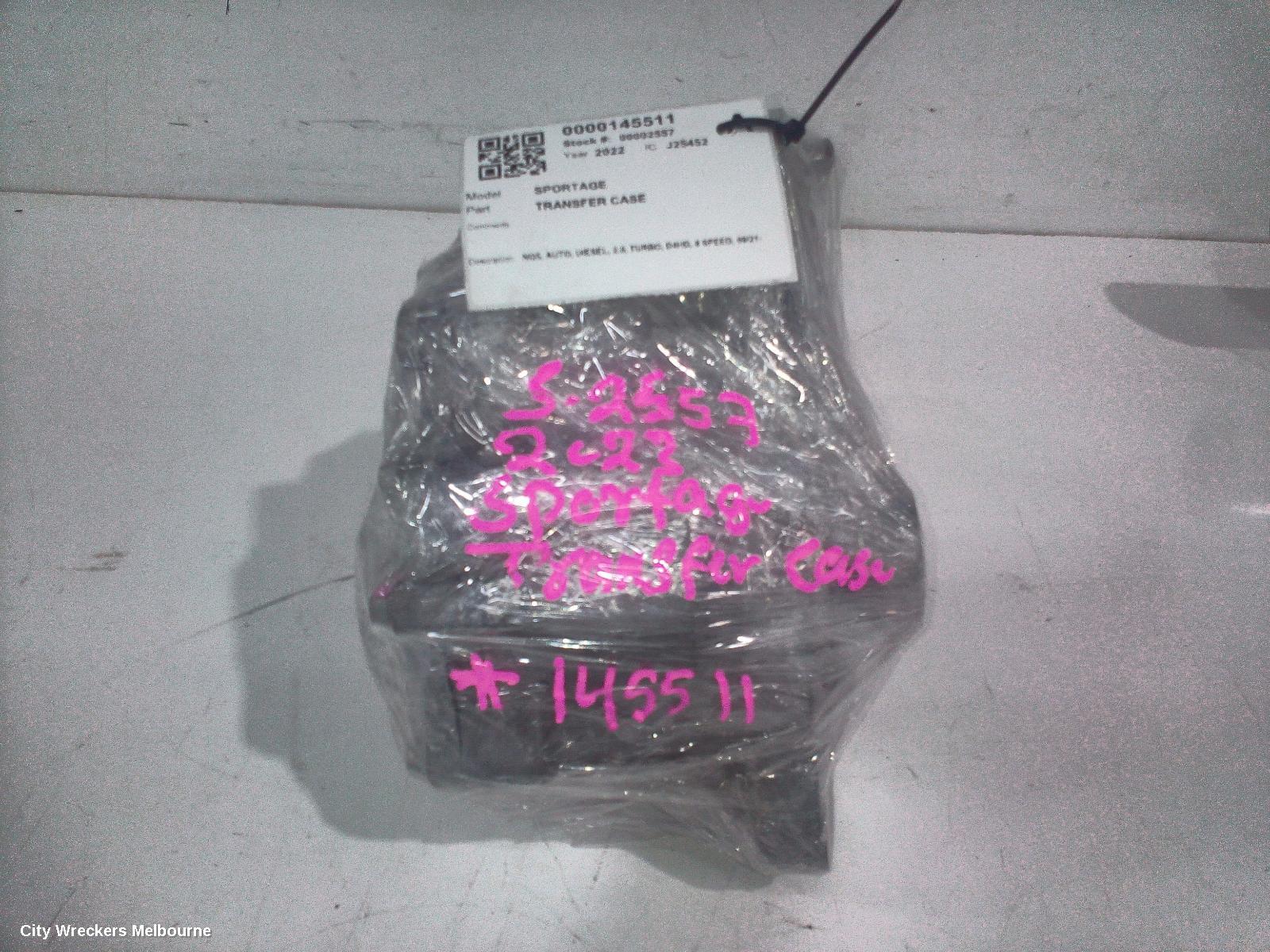KIA SPORTAGE TRANSFER CASE, NQ5, AUTO, DIESEL, 2.0, TURBO, D4HD, 8 SPEED, 09/2021 ONWARDS