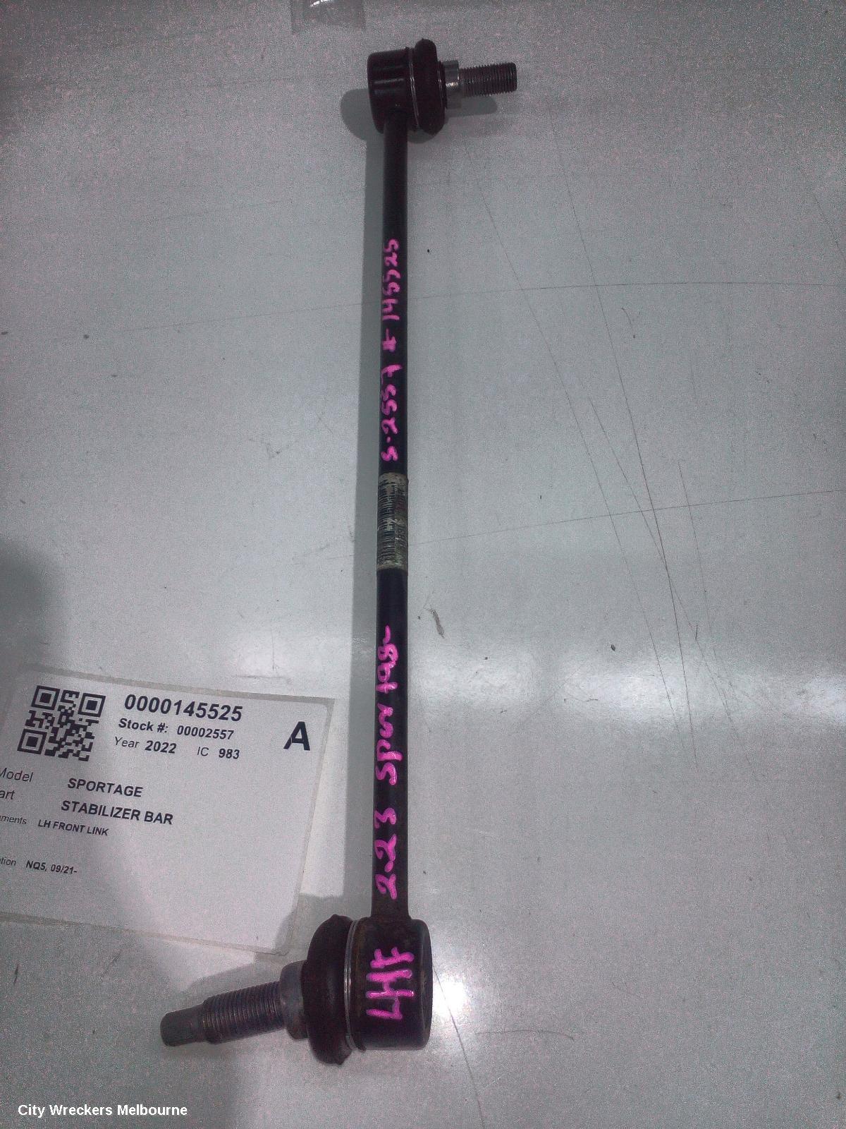 KIA SPORTAGE STABILISER BAR, NQ5, 09/2021 ONWARDS