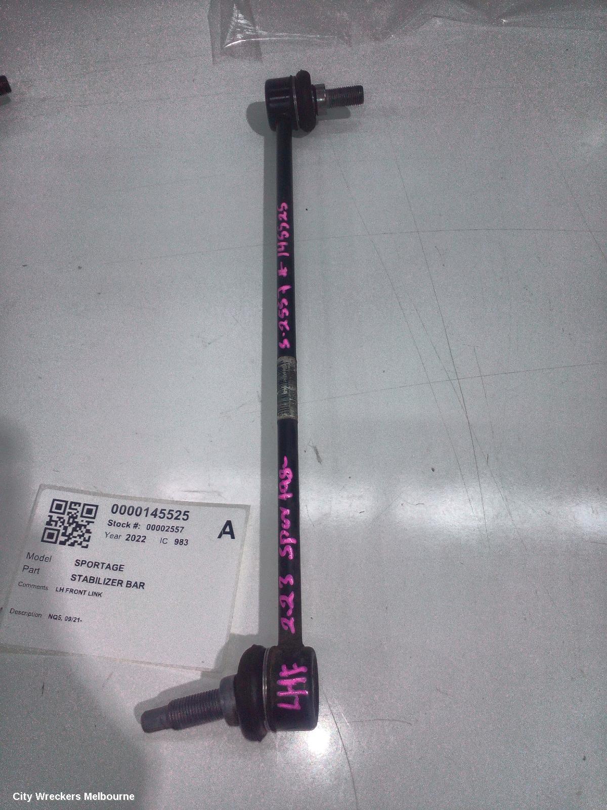 KIA SPORTAGE STABILISER BAR, NQ5, 09/2021 ONWARDS