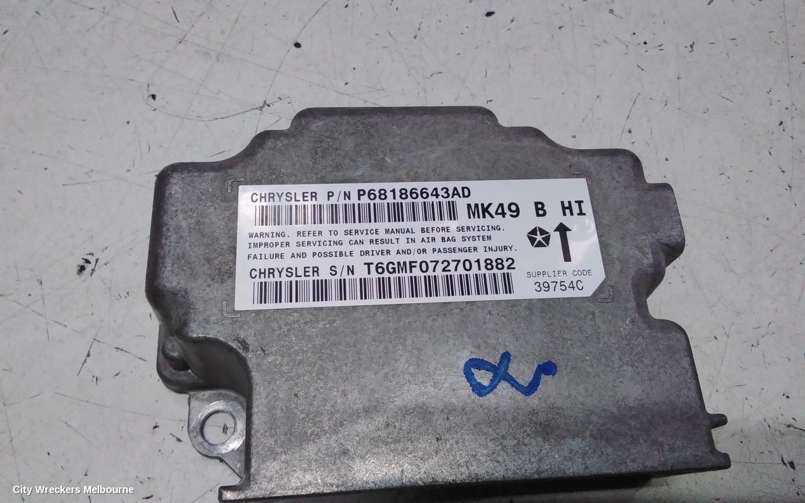 JEEP COMPASS AIRBAG MODULE/SENSOR, MODULE, MK, 07/2011 - 12/2016