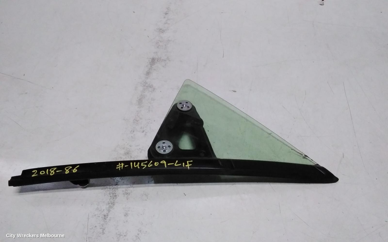 TOYOTA 86 LEFT FRONT 1/4 DOOR GLASS, ZN6, 04/2012 - 09/2021
