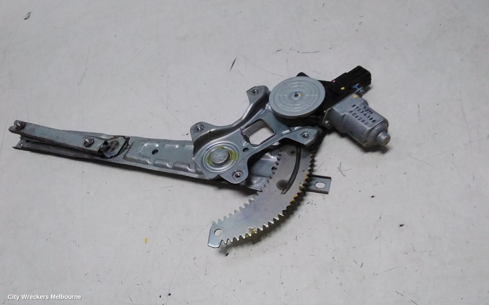 MITSUBISHI MIRAGE RIGHT FRONT WINDOW REG/MOTOR, LA-LB, POWER, 12/2012 - 12/2024
