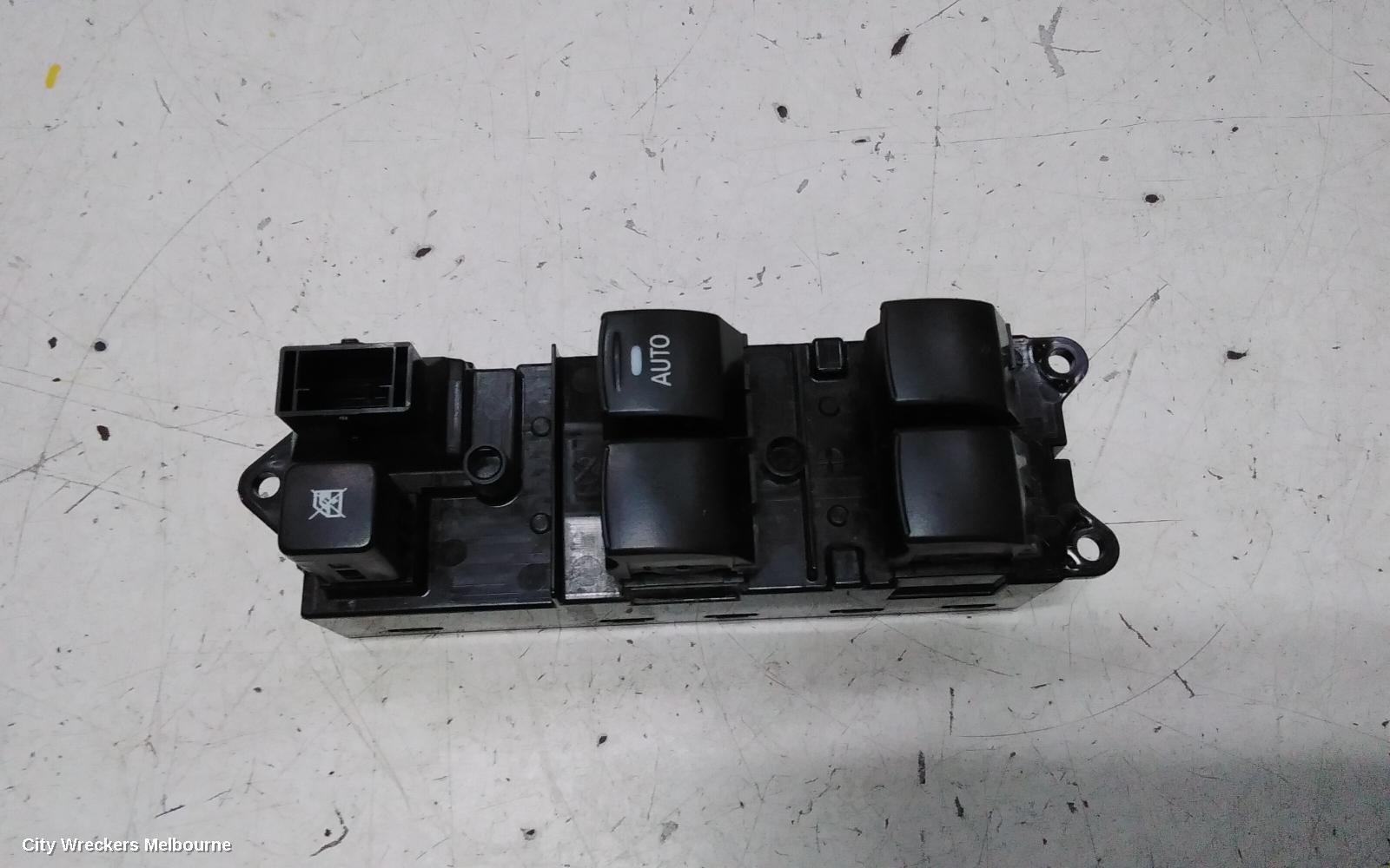 MITSUBISHI MIRAGE PWR DR WIND SWITCH, RH FRONT (MASTER SWITCH), LA-LB, HATCH, 12/2012 - 12/2024