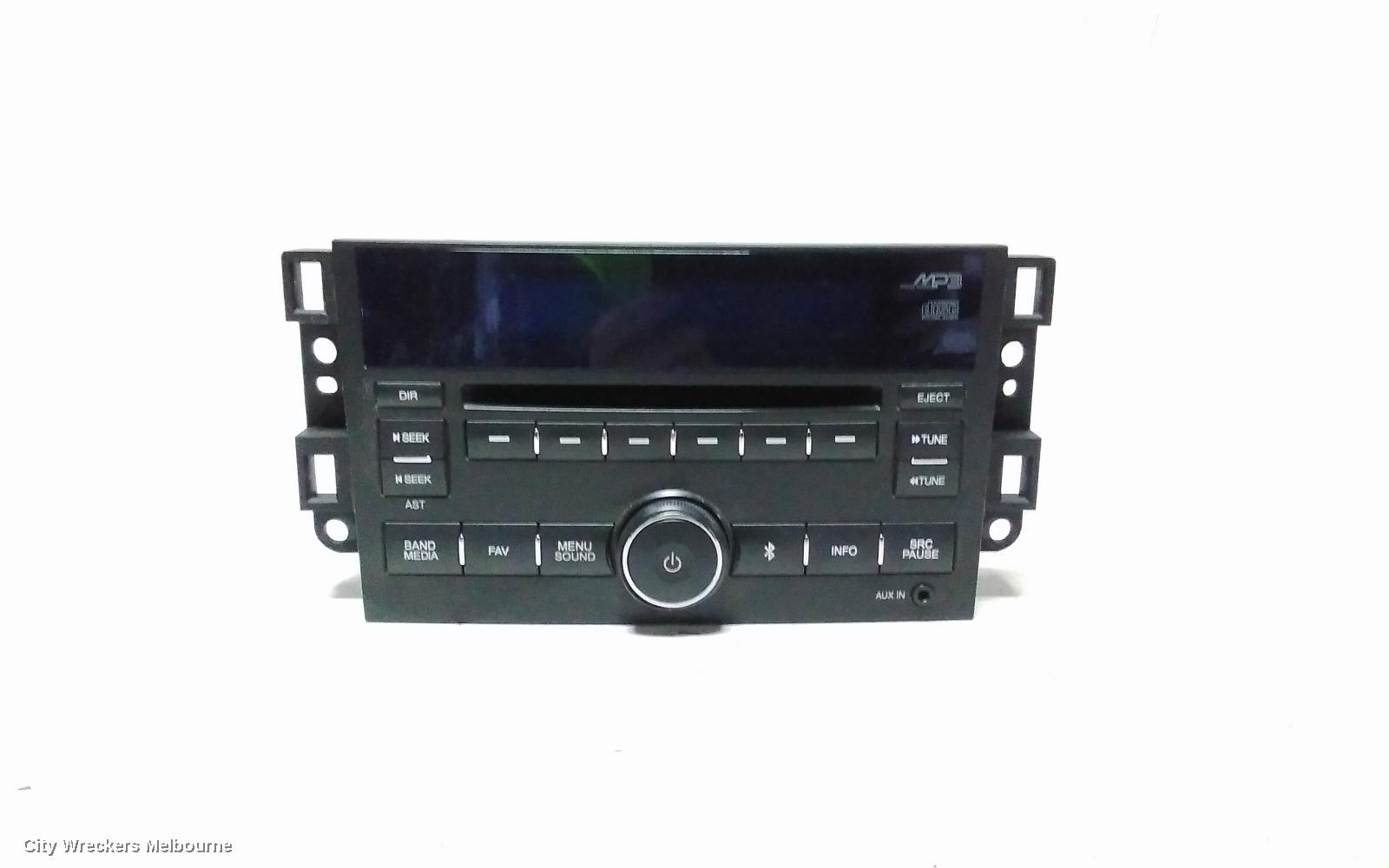 HOLDEN CAPTIVA RADIO/CD/DVD/SAT/TV, DISPLAY UNIT ONLY, SAT NAV TYPE, 4 PLUG ON BACK TYPE, CG, 01/2011 - 09/2015