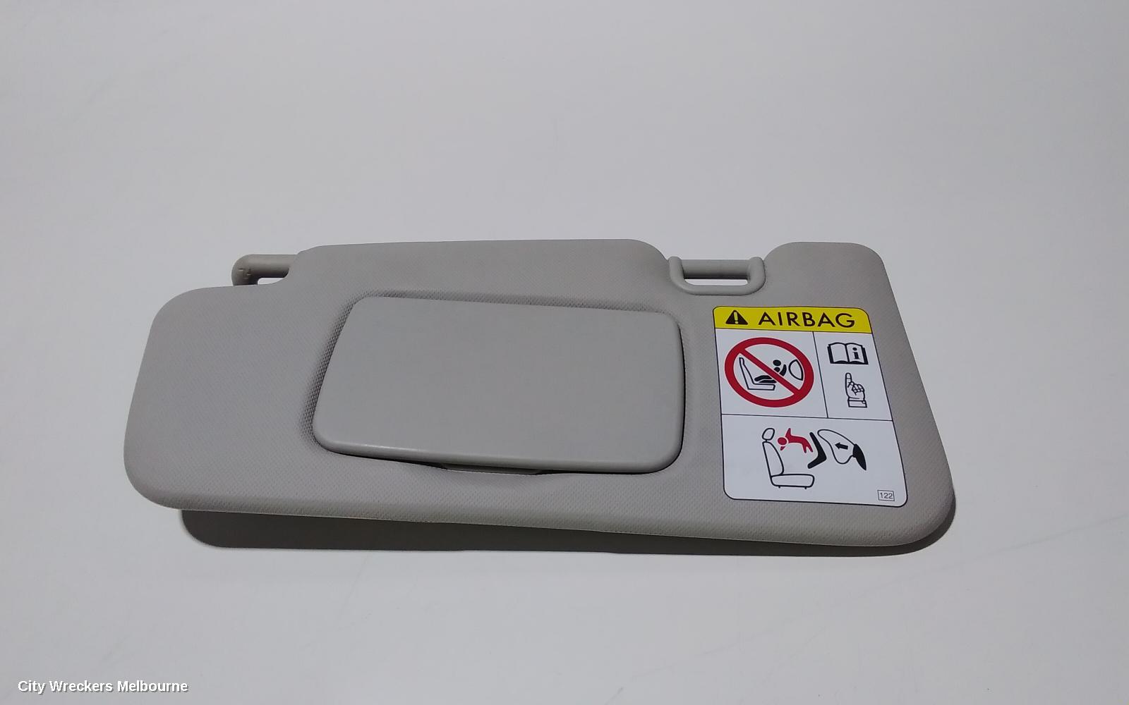 SUBARU IMPREZA SUNVISOR, G5, LH SIDE, W/ LIGHT TYPE, 11/2016 ONWARDS