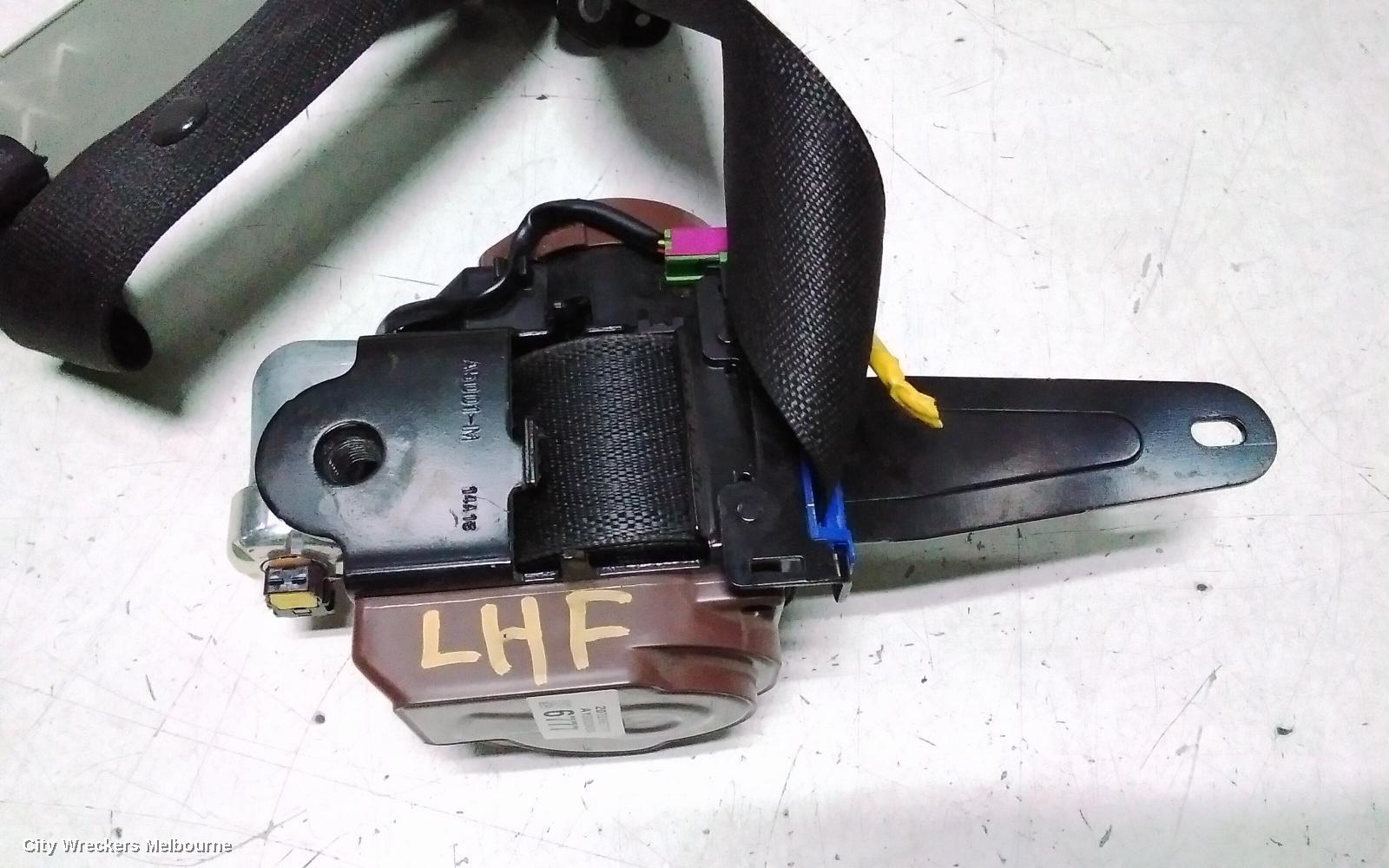 HOLDEN CAPTIVA SEATBELT/STALK, LH FRONT, SEAT BELT ONLY, 7 SEAT TYPE, CG, 01/2011 - 06/2018