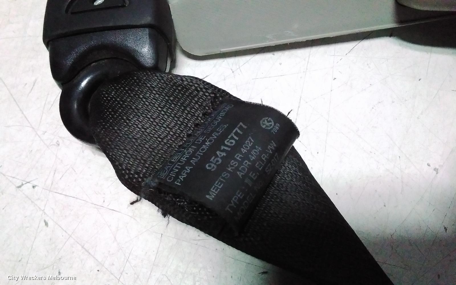 HOLDEN CAPTIVA SEATBELT/STALK, LH FRONT, SEAT BELT ONLY, 7 SEAT TYPE, CG, 01/2011 - 06/2018