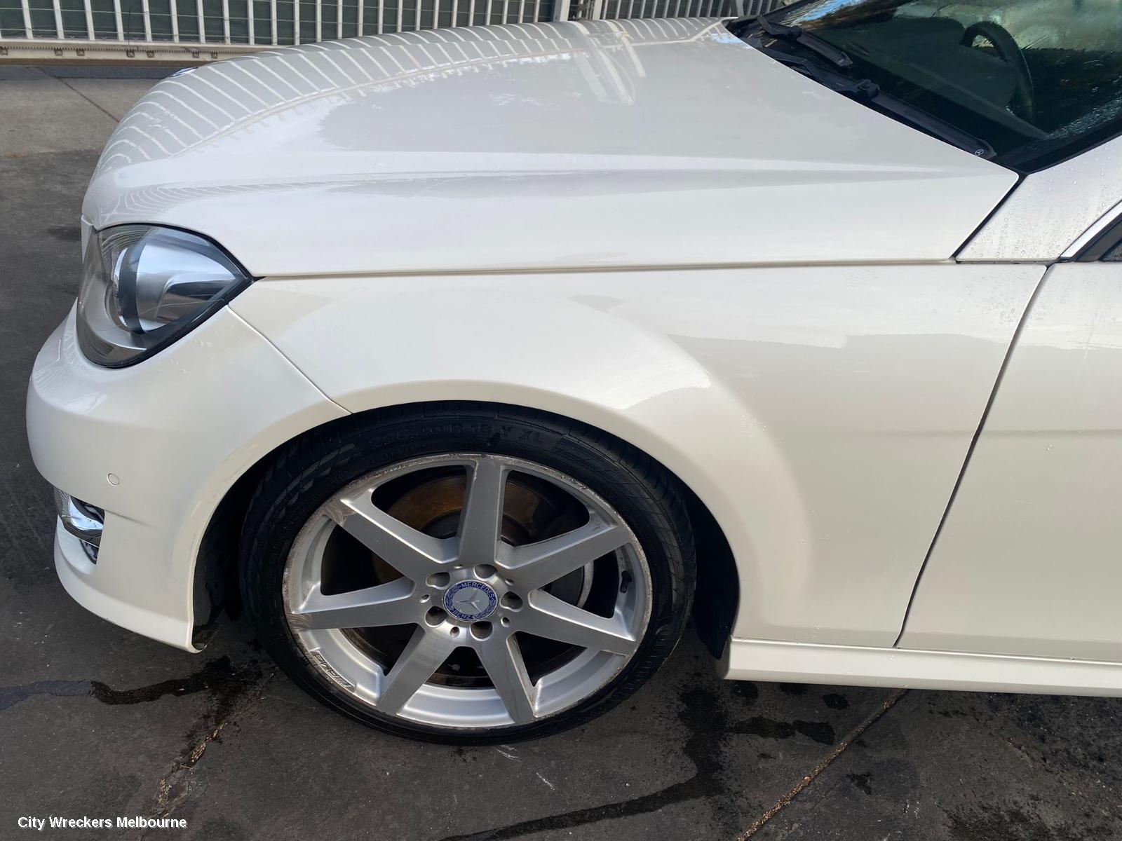 MERCEDES C CLASS RIGHT FRONT DOOR, C204, COUPE, 05/2011 - 01/2015
