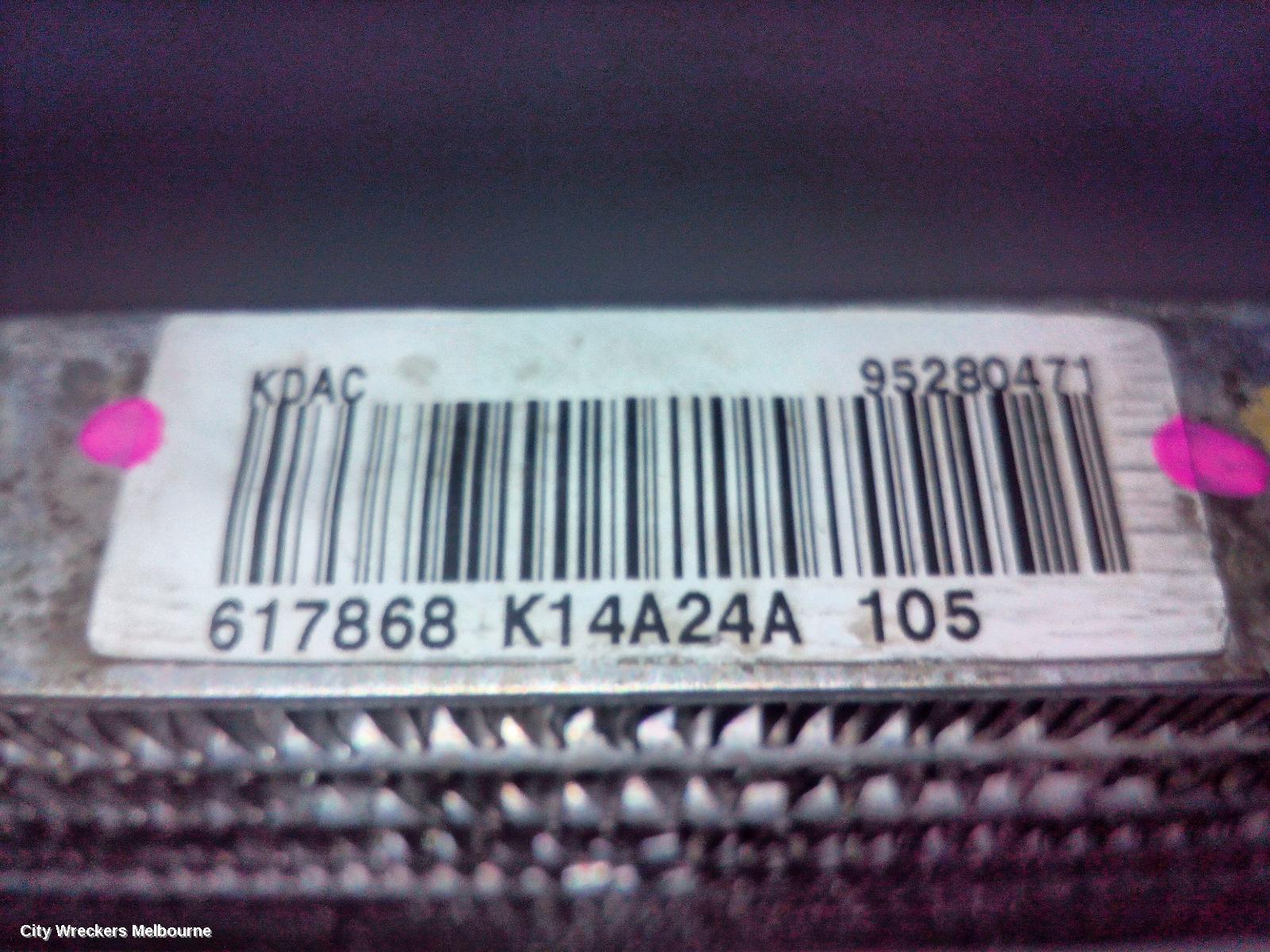 HOLDEN CAPTIVA COOLER, TRANS COOLER, 2.2, DIESEL, CG, 01/2011 - 06/2018
