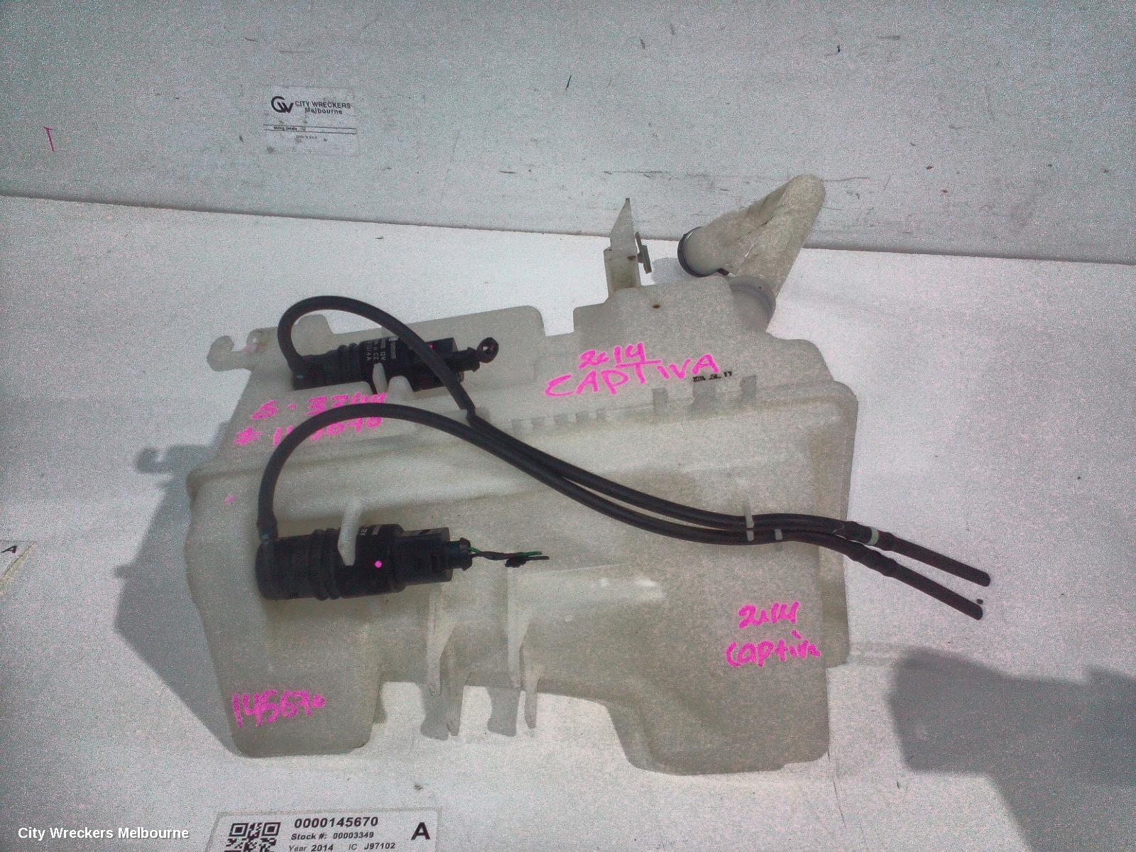 HOLDEN CAPTIVA WASHER BOTTLE, CG, 01/2011 - 06/2018