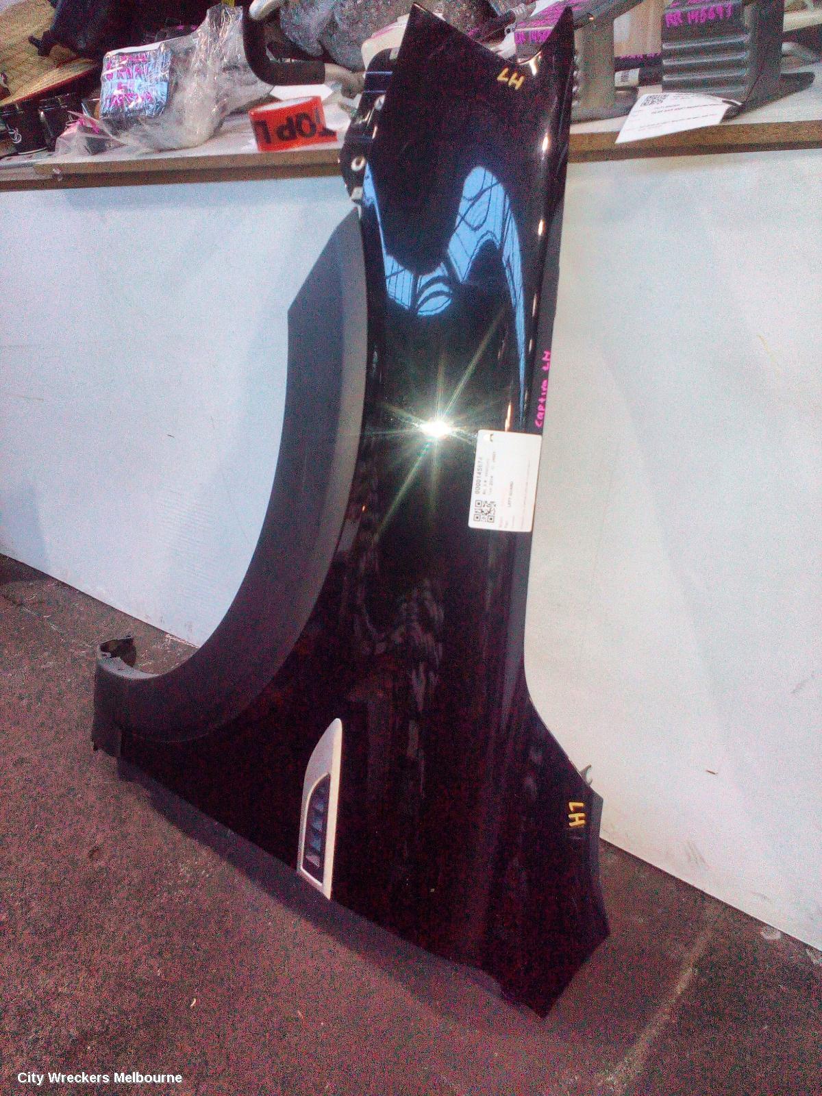 HOLDEN CAPTIVA LEFT GUARD, CG, CAPTIVA 7 (4TH VIN = C), 01/2011 - 09/2015
