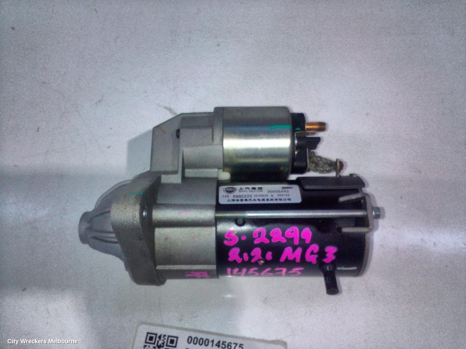MG MG3 STARTER, PETROL, 1.5, SZP1, 07/2016 - 10/2025