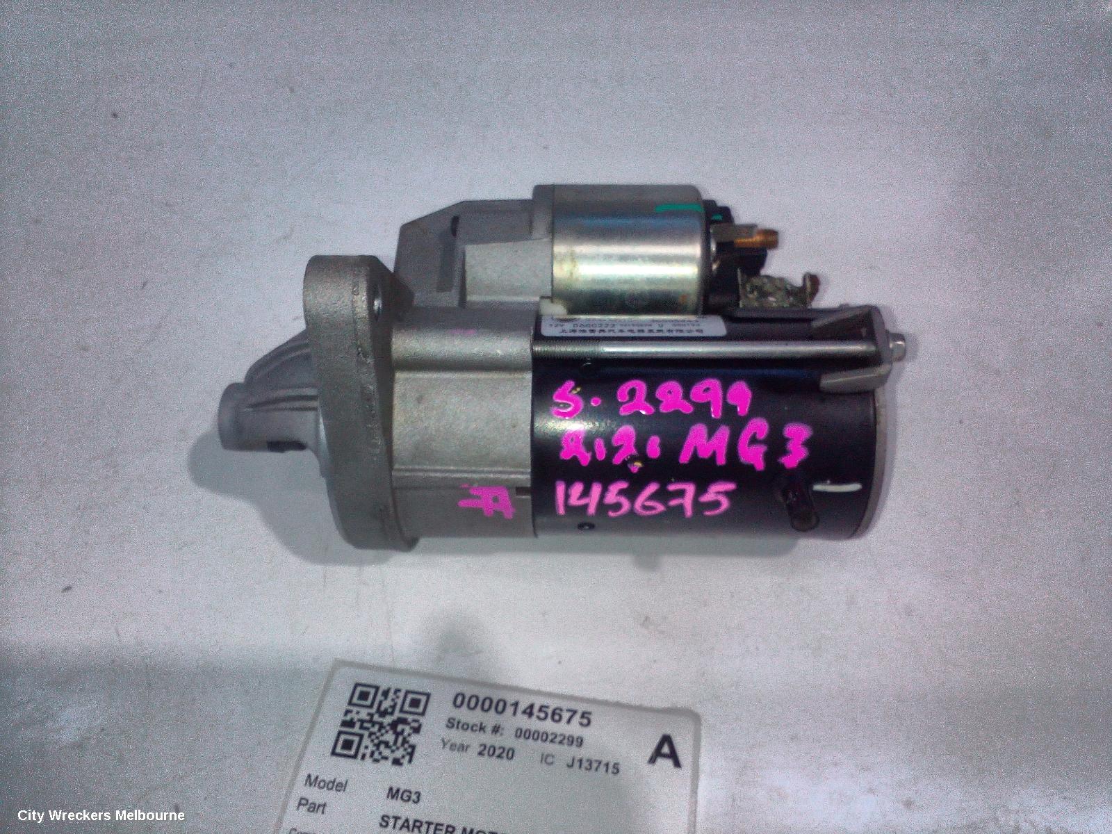 MG MG3 STARTER, PETROL, 1.5, SZP1, 07/2016 - 10/2025