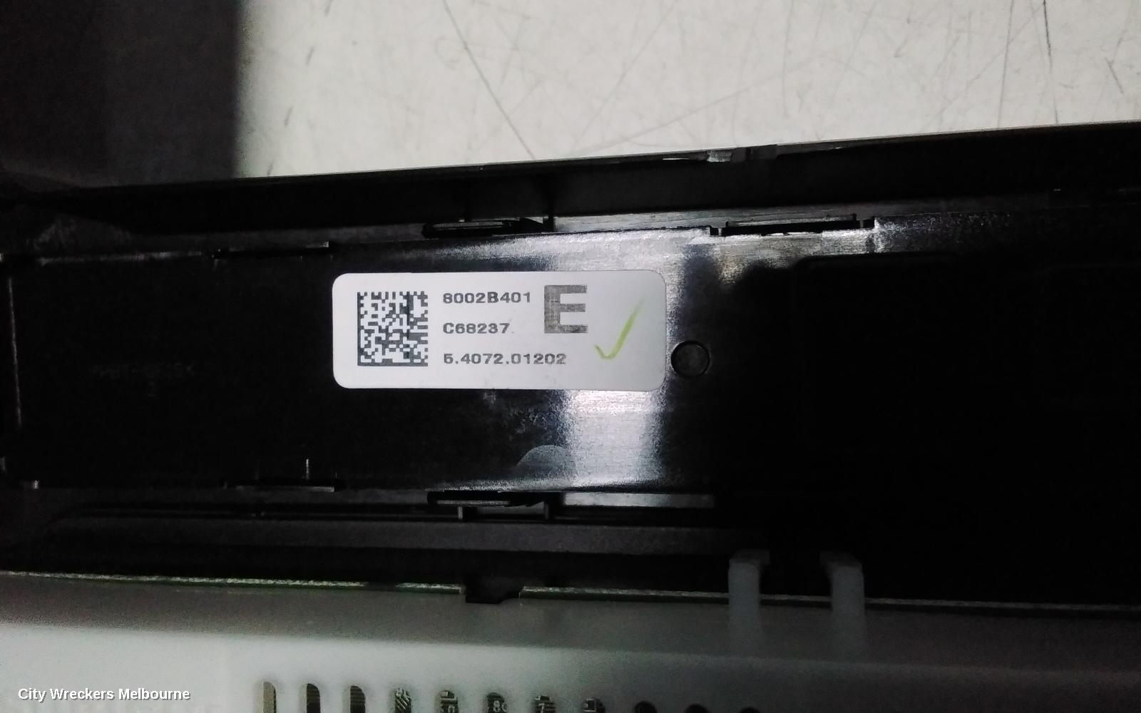 MITSUBISHI OUTLANDER HEATER/AC CONTROLS, SINGLE ZONE CLIMATE CONTROL TYPE, ZJ-ZL, 10/2012 - 07/2021