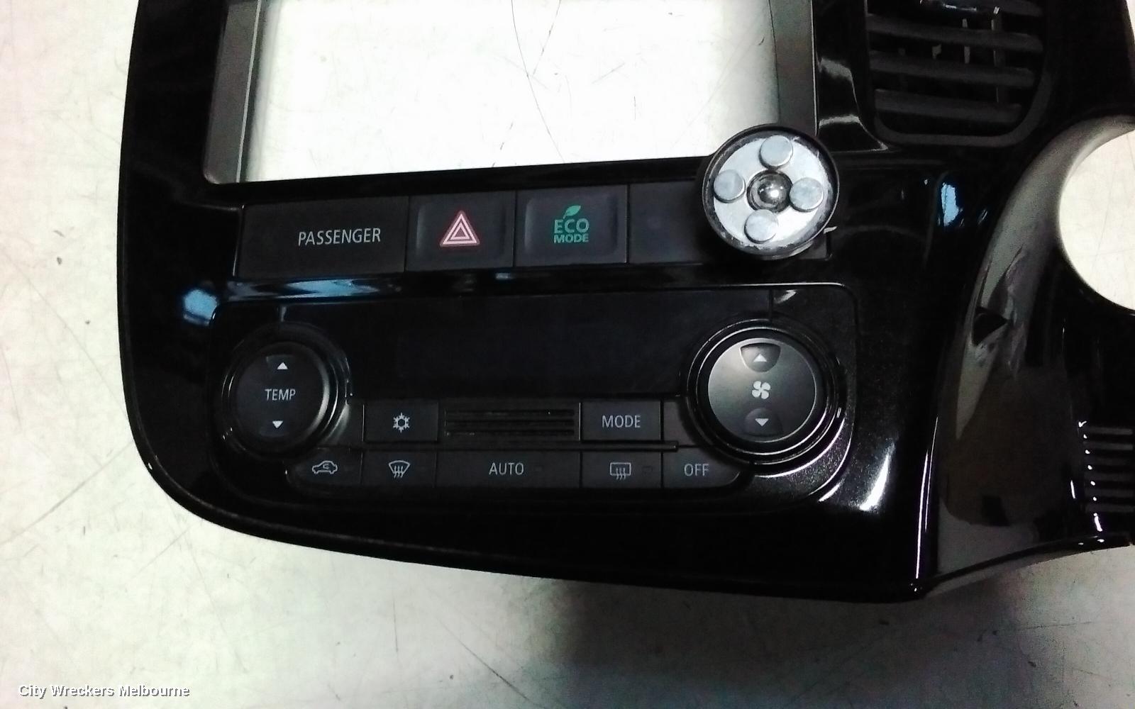 MITSUBISHI OUTLANDER HEATER/AC CONTROLS, SINGLE ZONE CLIMATE CONTROL TYPE, ZJ-ZL, 10/2012 - 07/2021