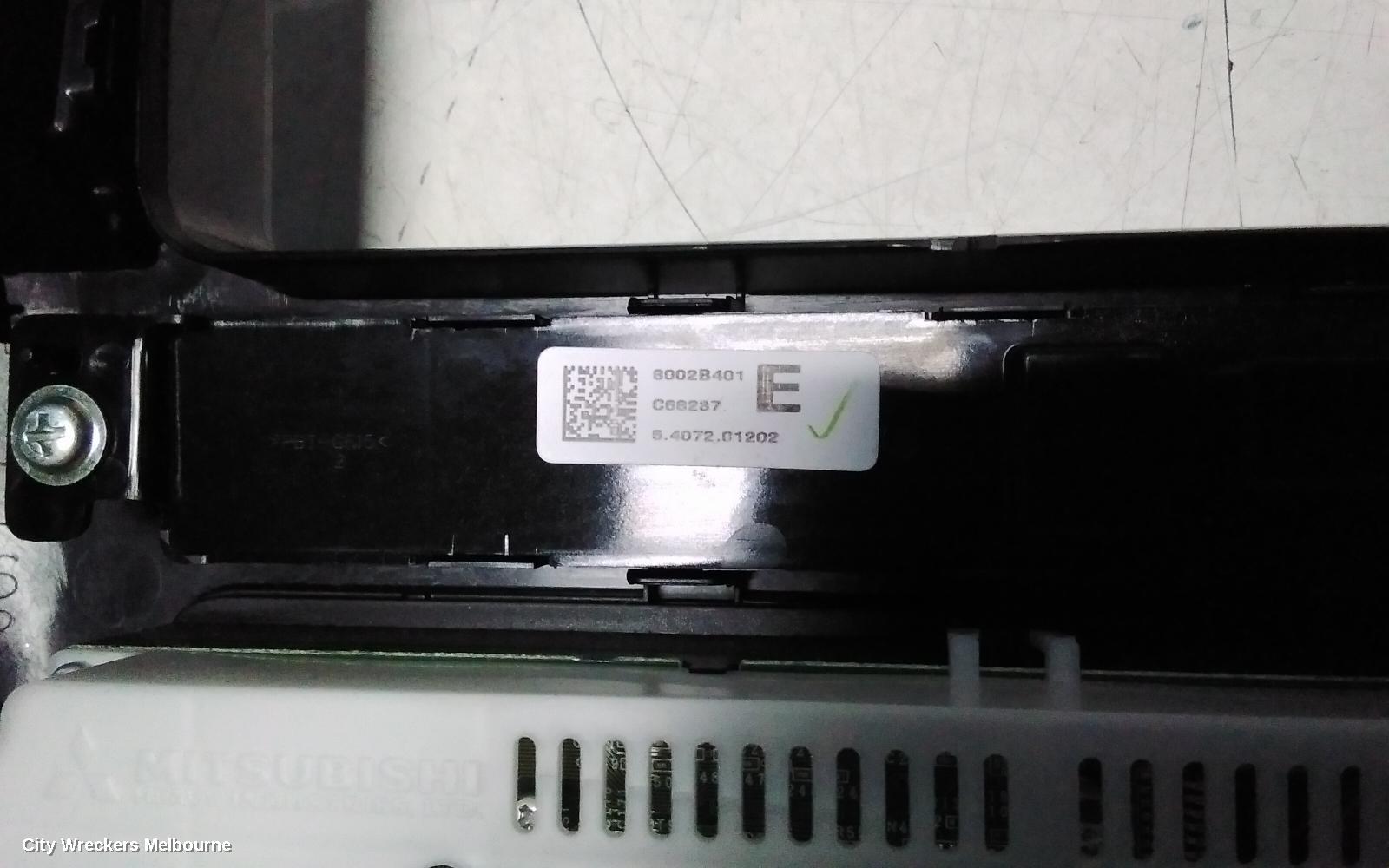 MITSUBISHI OUTLANDER HEATER/AC CONTROLS, SINGLE ZONE CLIMATE CONTROL TYPE, ZJ-ZL, 10/2012 - 07/2021