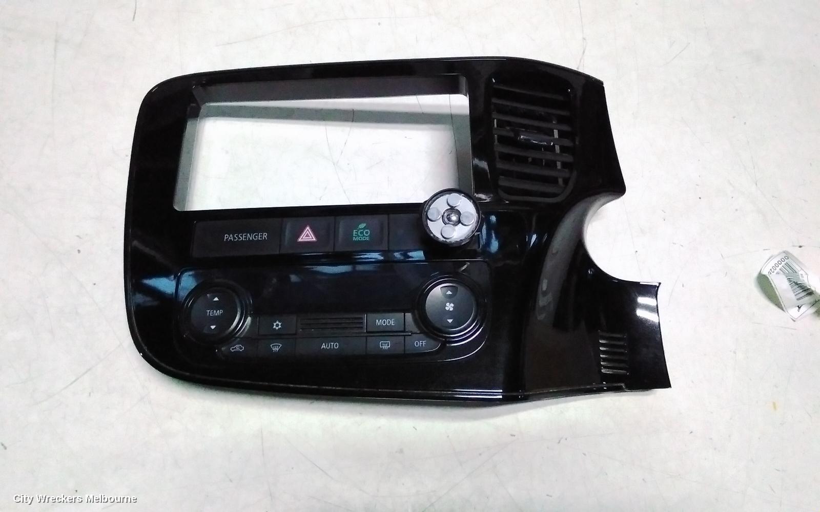 MITSUBISHI OUTLANDER HEATER/AC CONTROLS, SINGLE ZONE CLIMATE CONTROL TYPE, ZJ-ZL, 10/2012 - 07/2021