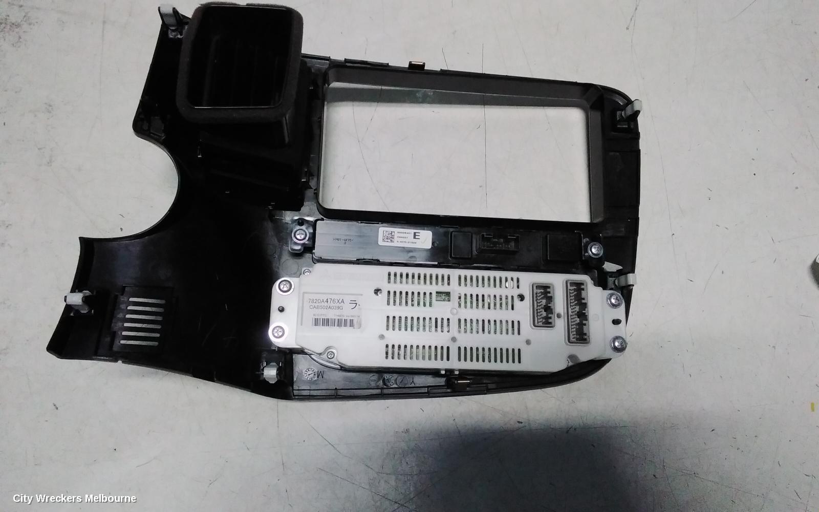 MITSUBISHI OUTLANDER HEATER/AC CONTROLS, SINGLE ZONE CLIMATE CONTROL TYPE, ZJ-ZL, 10/2012 - 07/2021
