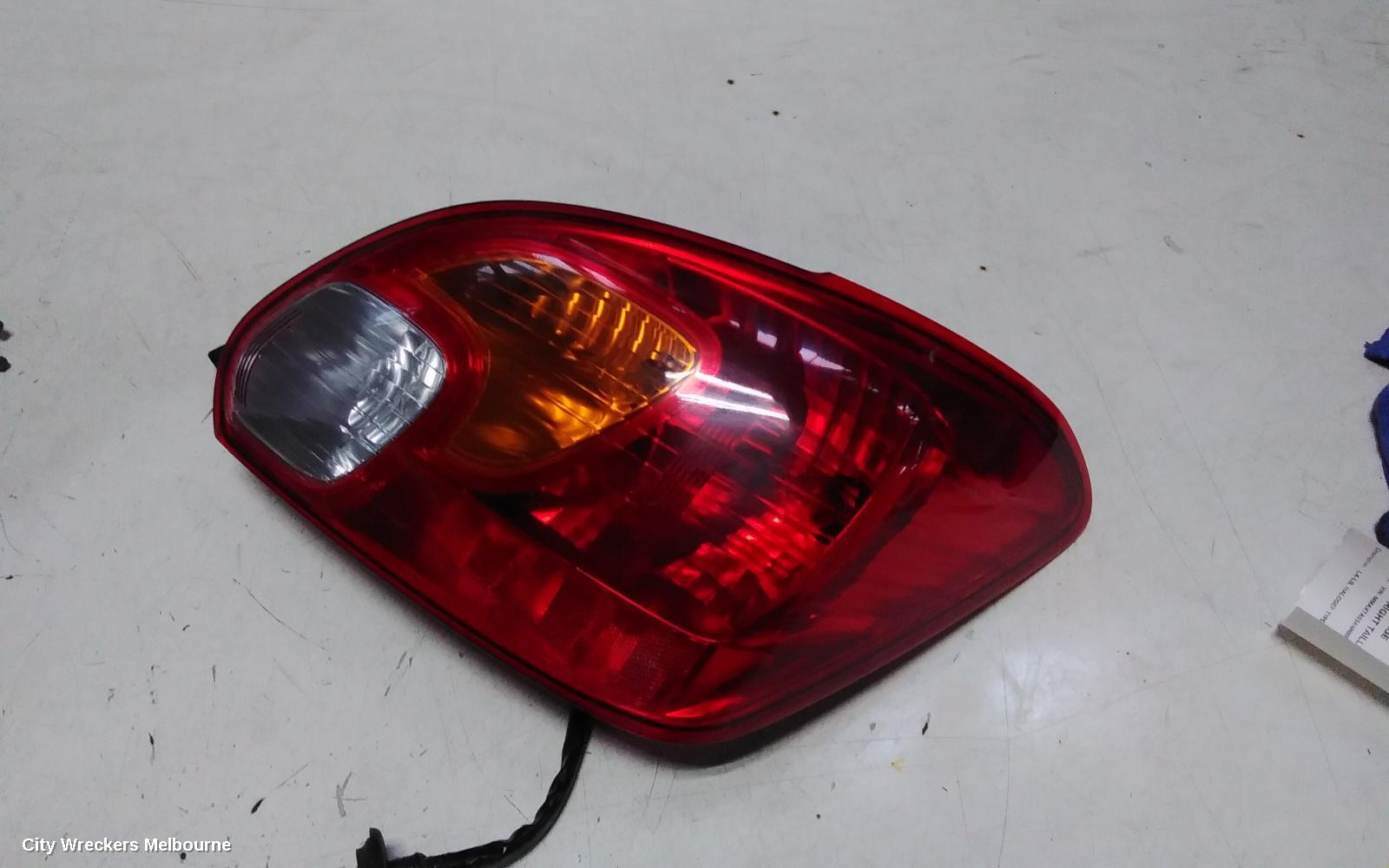 MITSUBISHI MIRAGE RIGHT TAILLIGHT, LA-LB, HALOGEN TYPE, HATCH, 12/2012 - 12/2024